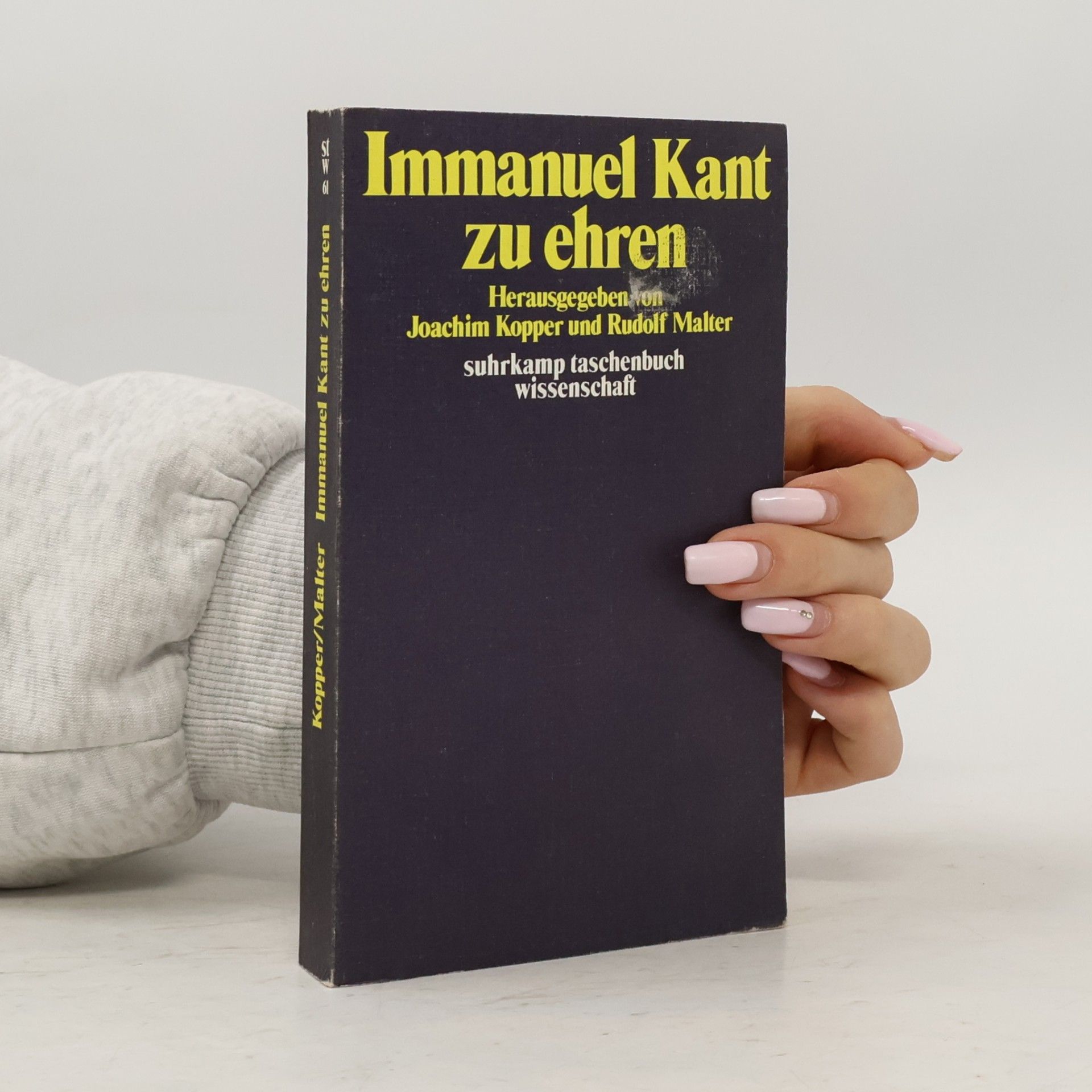 Joachim Kopper Immanuel Kant zu ehren