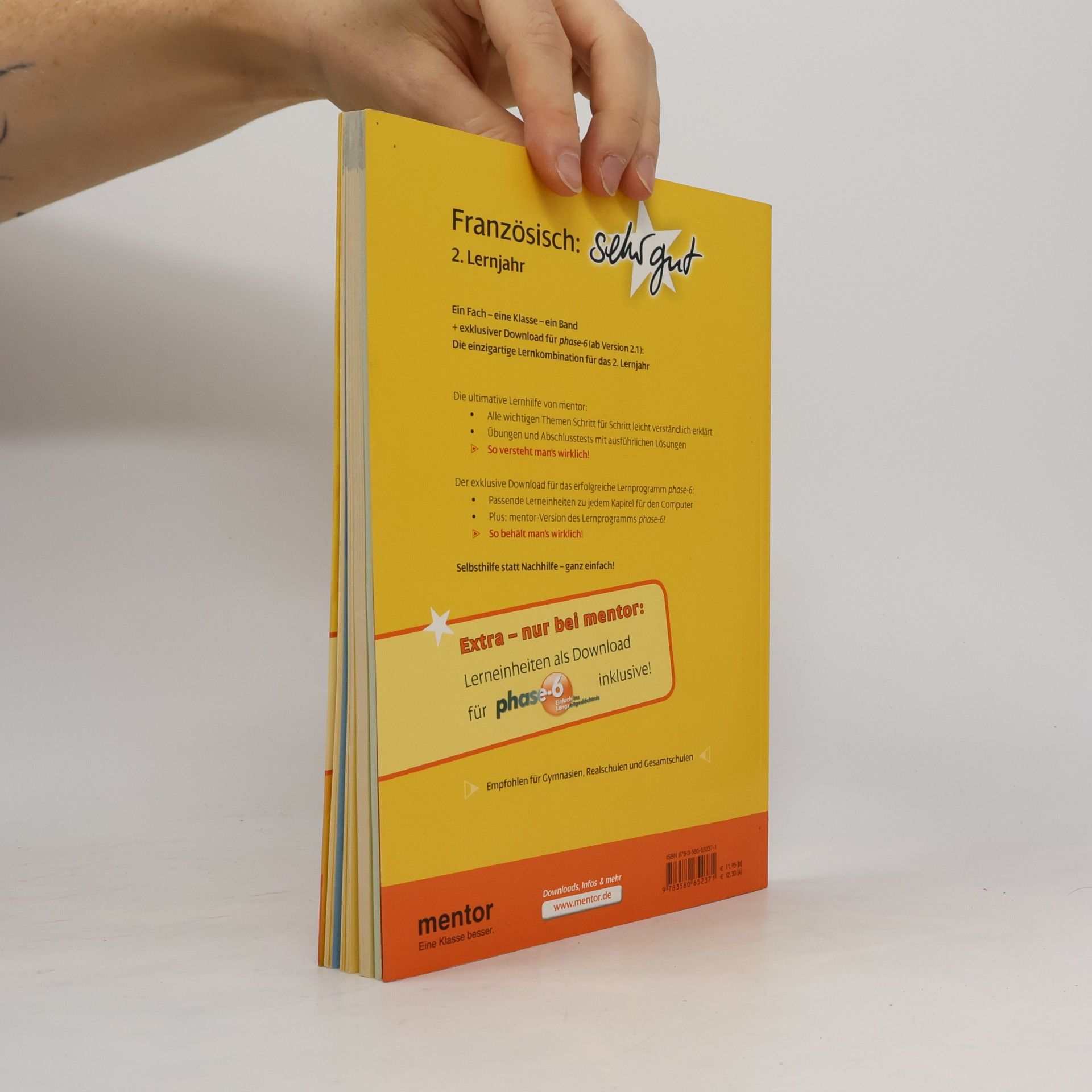 Claudia Schwarz Französisch: sehr gut, 2. Lernjahr - Buch mit Download für phase-6