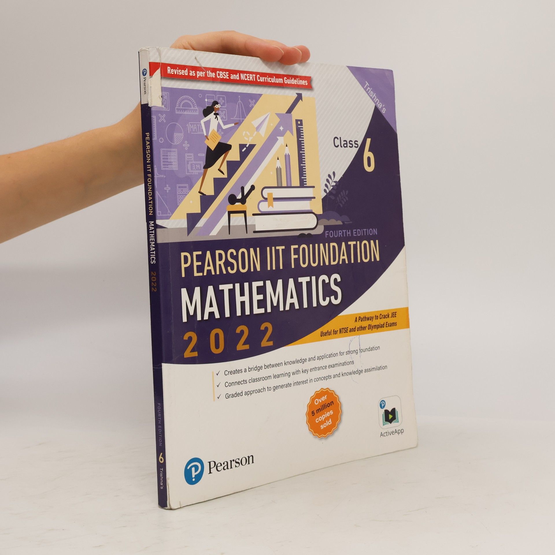 Trishna Knowledge Systems Pearson IIT Foundation Mathematics 2022 6