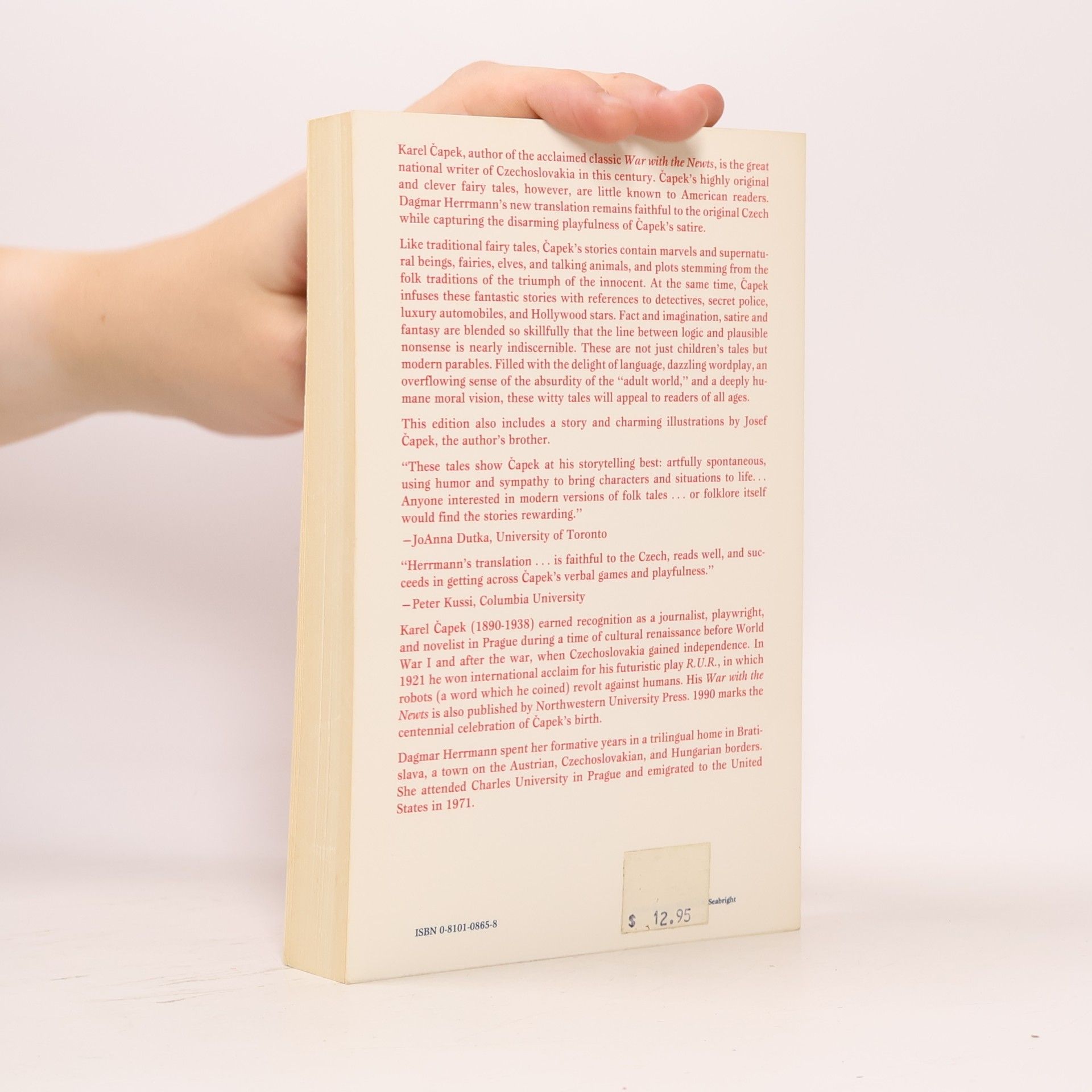 Karel Čapek Nine Fairy Tales and One More Thrown in for Good Measure