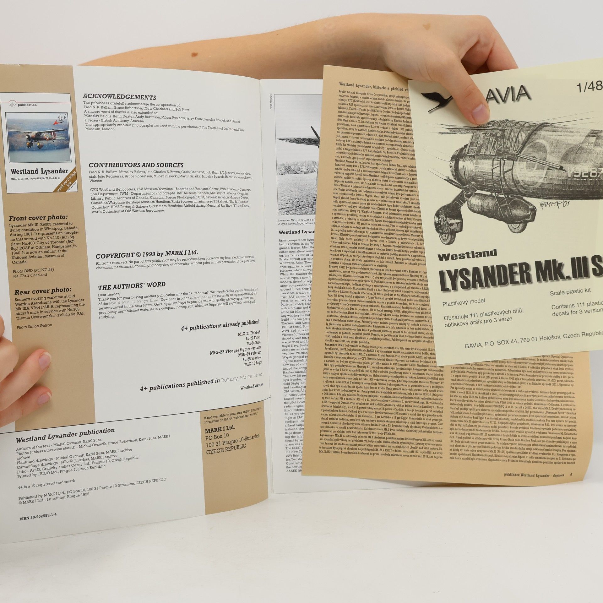 Michal Ovčáčík Westland Lysander Mks. I, II, II / IIIA, III(SD) / IIIA(SD), TT Mks. I, II, III