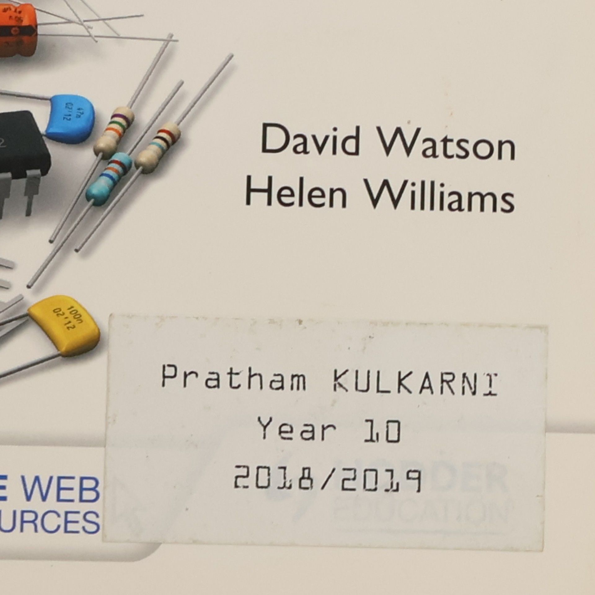 David Watson Cambridge IGCSE Computer Science