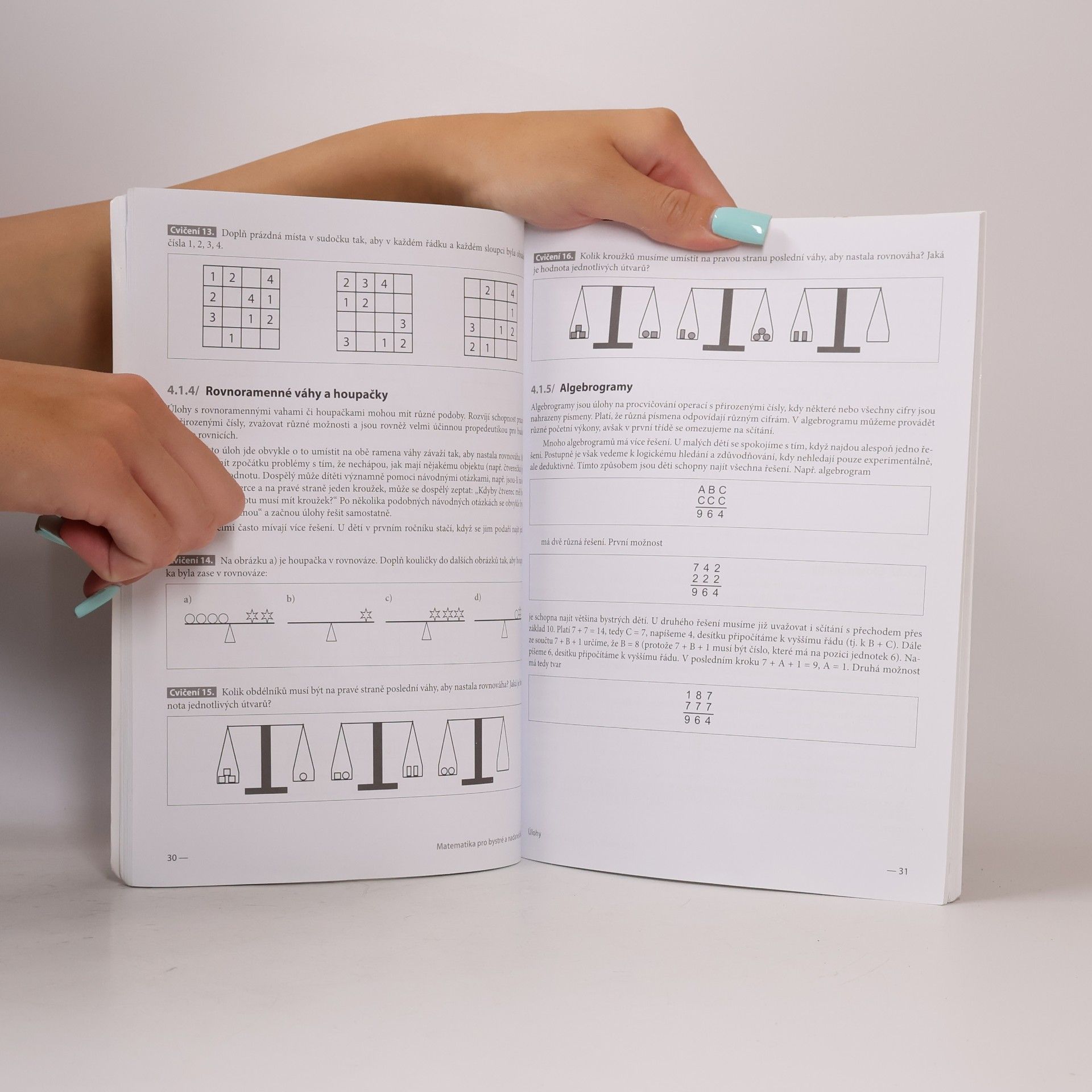 Irena Budínová Matematika pro bystré a nadané žáky : úlohy pro žáky 1. stupně ZŠ, jejich rodiče a učitele