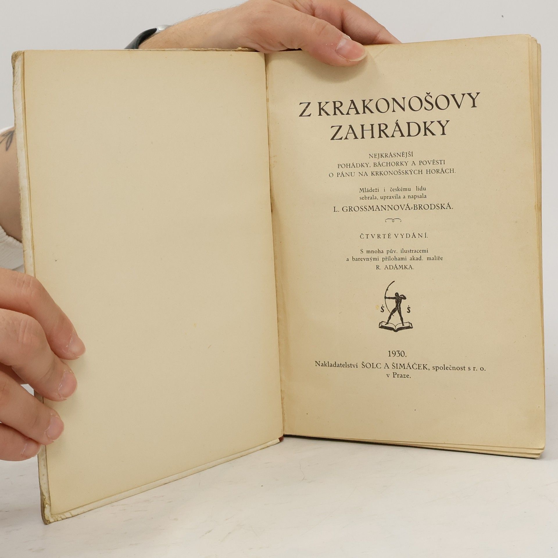 Ludmila Grossmannová Brodská Z Krakonošovy zahrádky