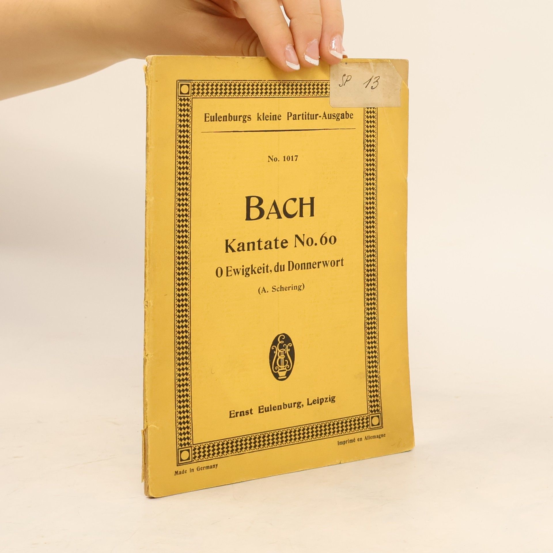 Johann Sebastian Bach Kantate No. 60