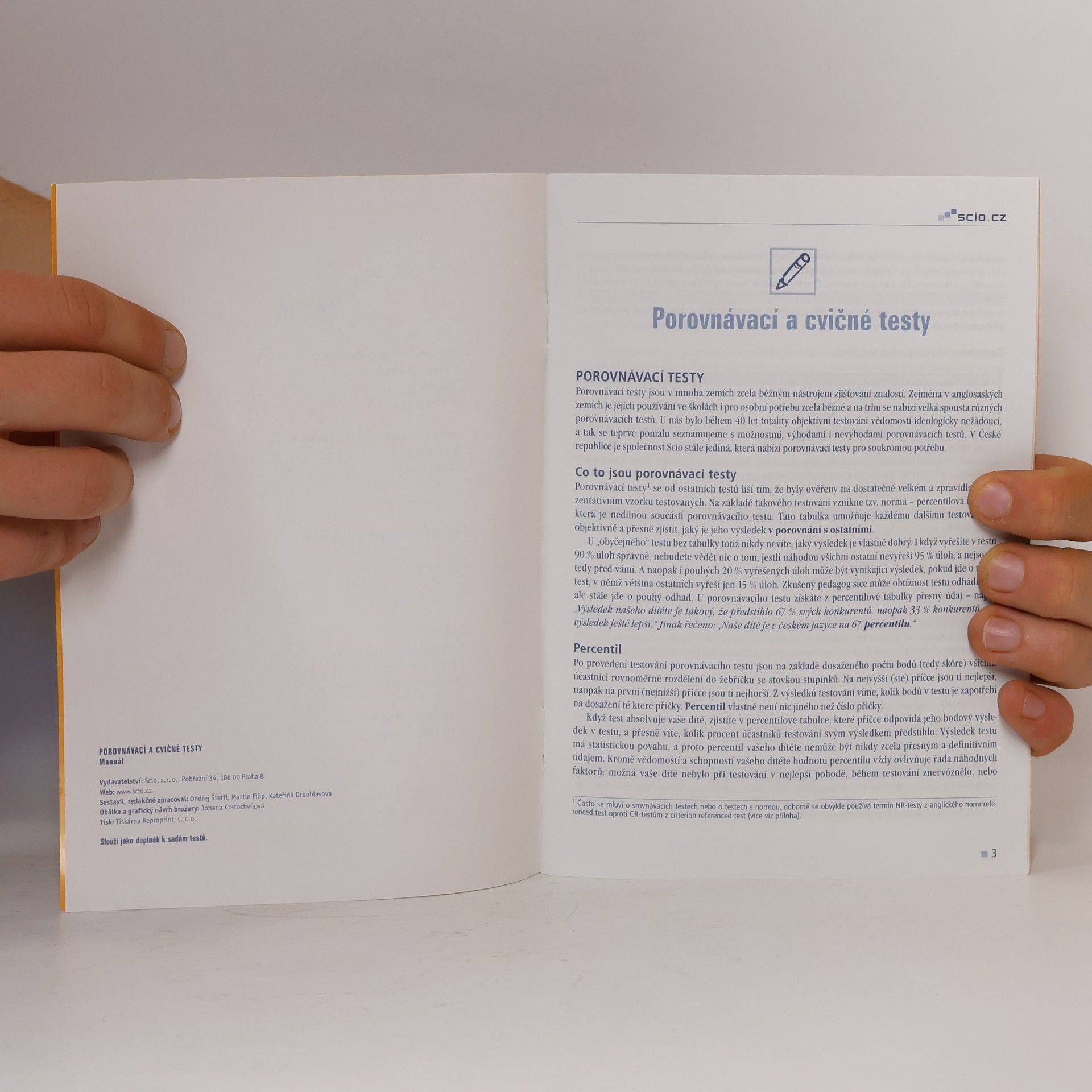 Various authors Porovnávací a cvičné testy: manuál pro rodiče žáků 5., 7. a 9. tříd