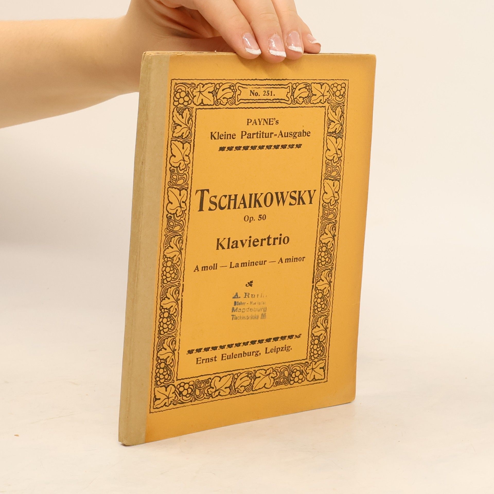 Peter Iljitsch Tschaikowsky Tschaikowsky op. 50.