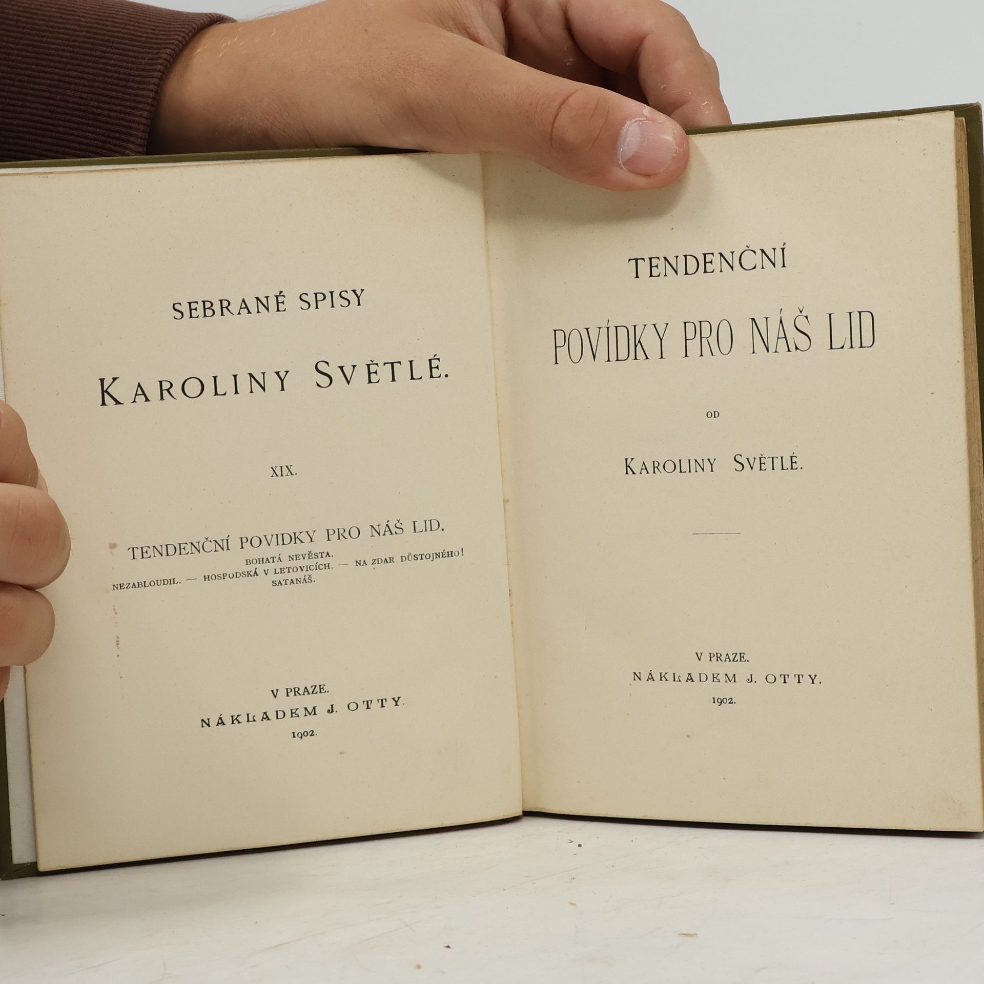 Karolina Světlá Sebrané spisy Karoliny Světlé XX. Romanetta z Ještěda II.