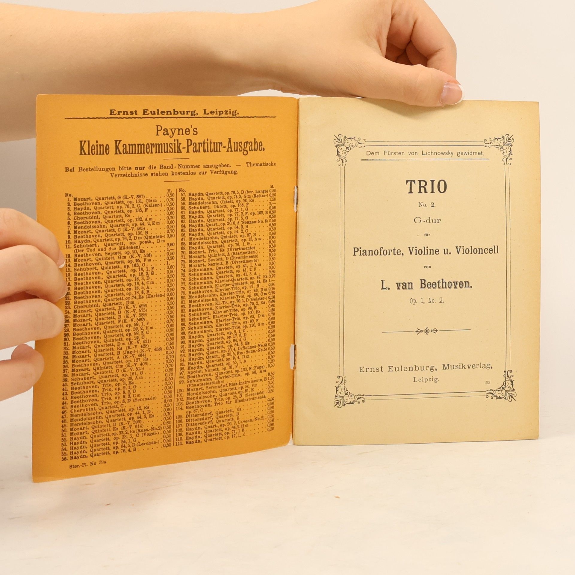 Ludwig van Beethoven Beethoven op. 1. No. 2