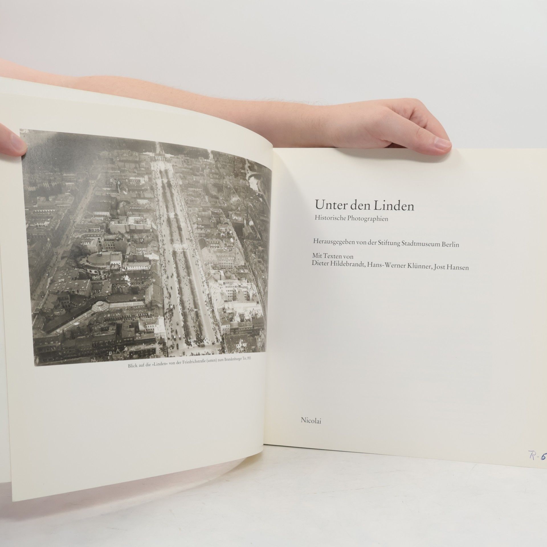 Dieter Hildebrandt Unter den Linden