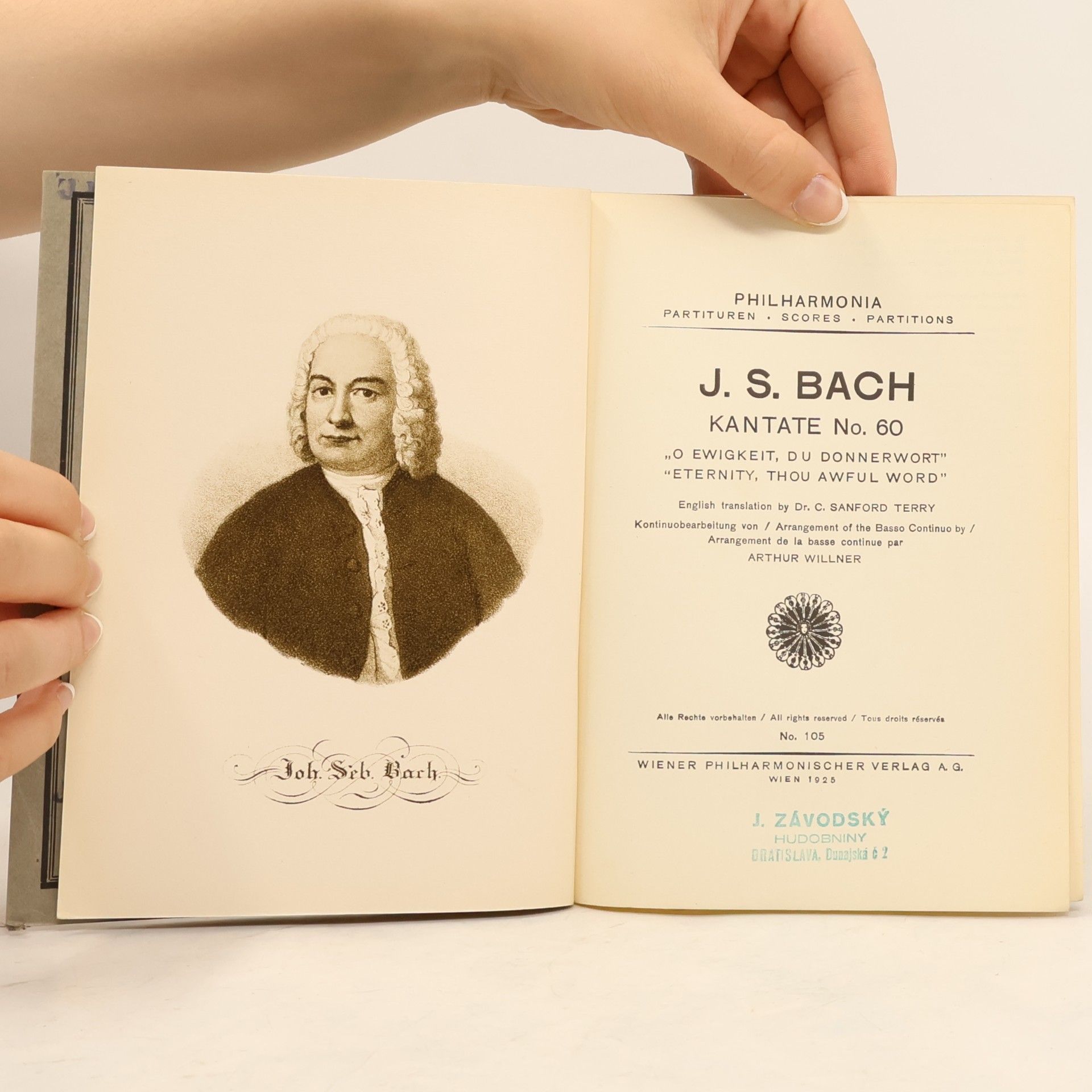 Johann Sebastian Bach J. S. Bach Kantate No. 60