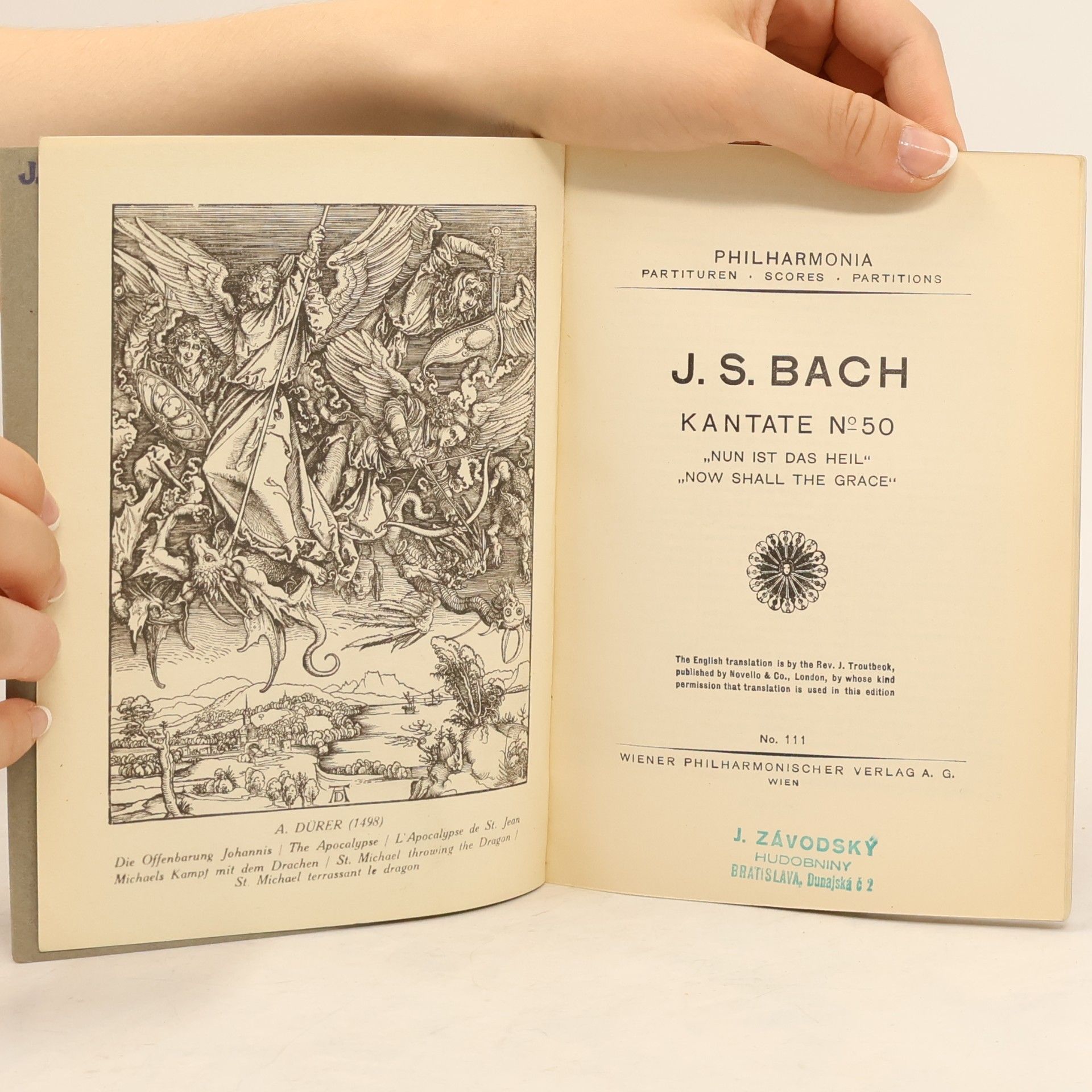 Johann Sebastian Bach Kantate no. 50: Nun ist das Heil.