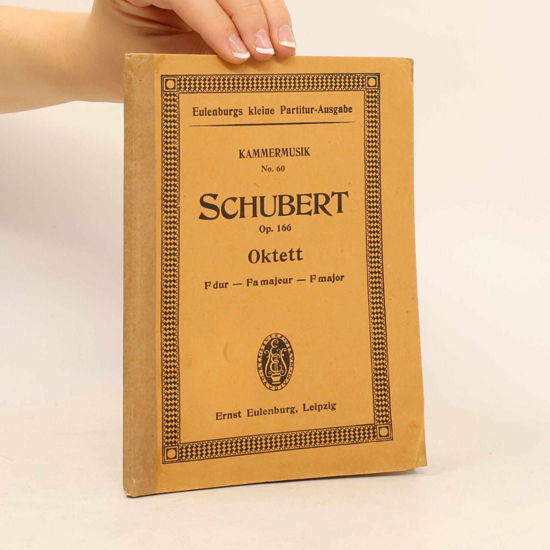 Franz Schubert Octett F-dur für 2 Violinen, Viola, Violoncell, Kontrabass, Klarinette, Horn und Fagott