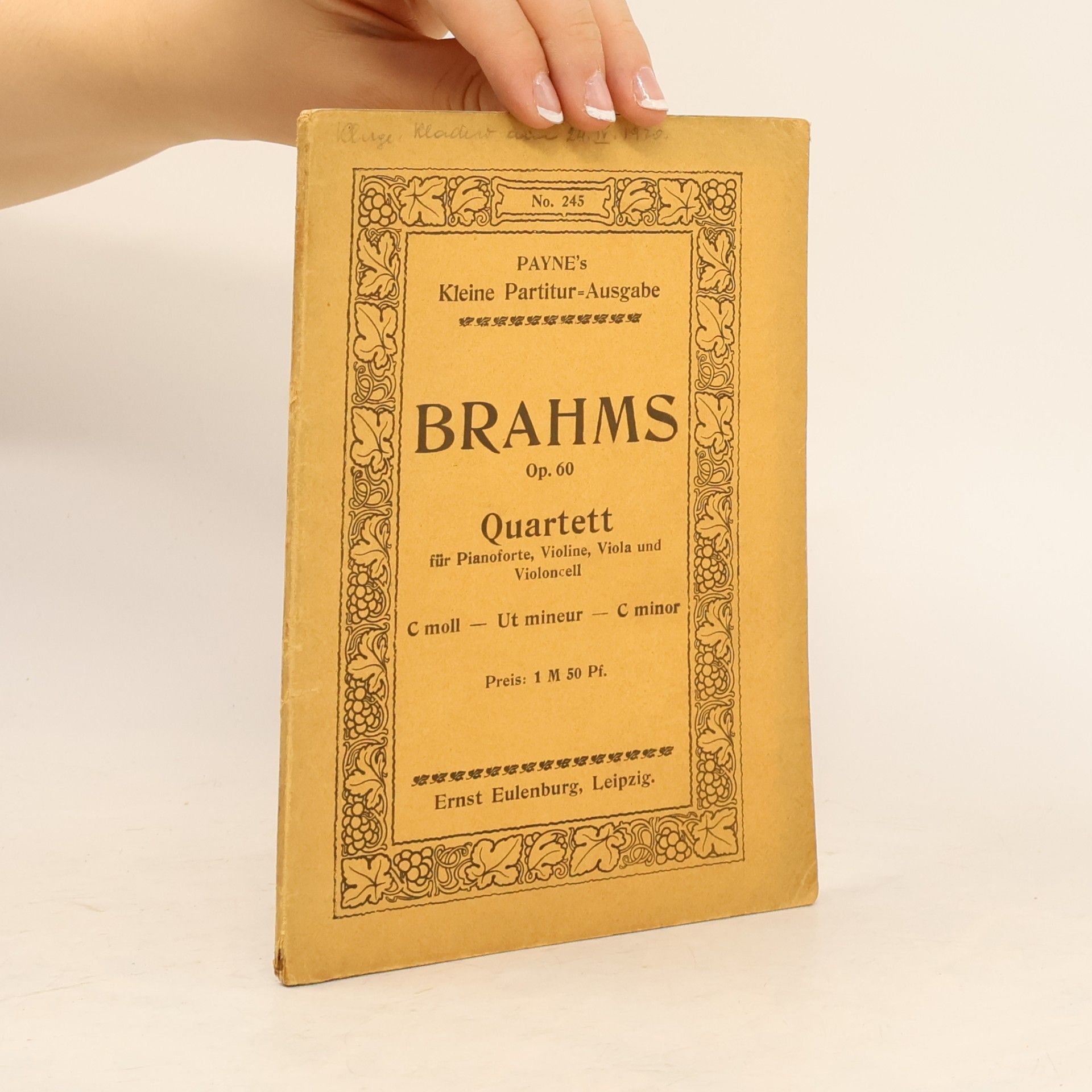 Quartette für Pianoforte, Violine, Bratsche und Violonceli