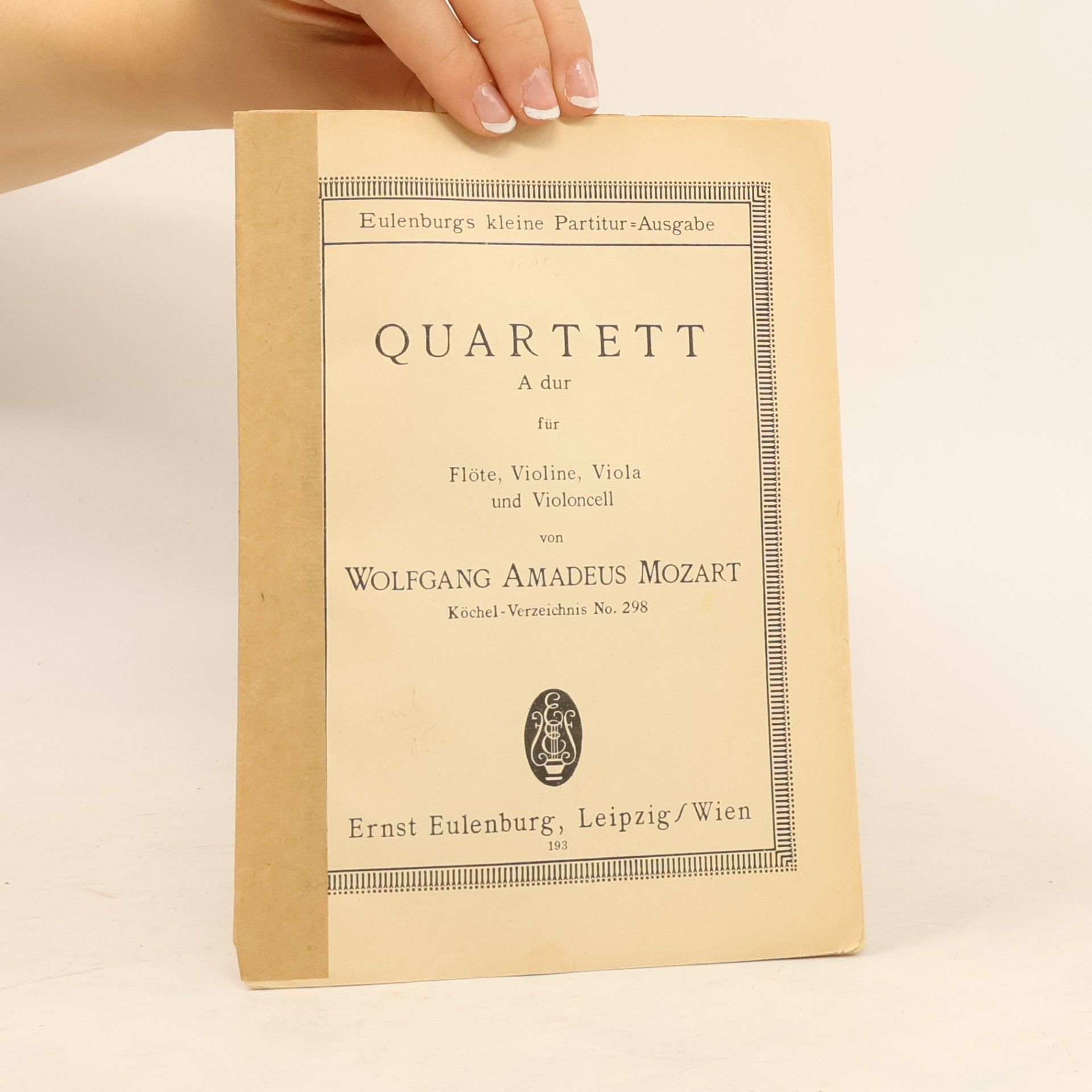 Wolfgang Amadeus Mozart Quartett A-dur