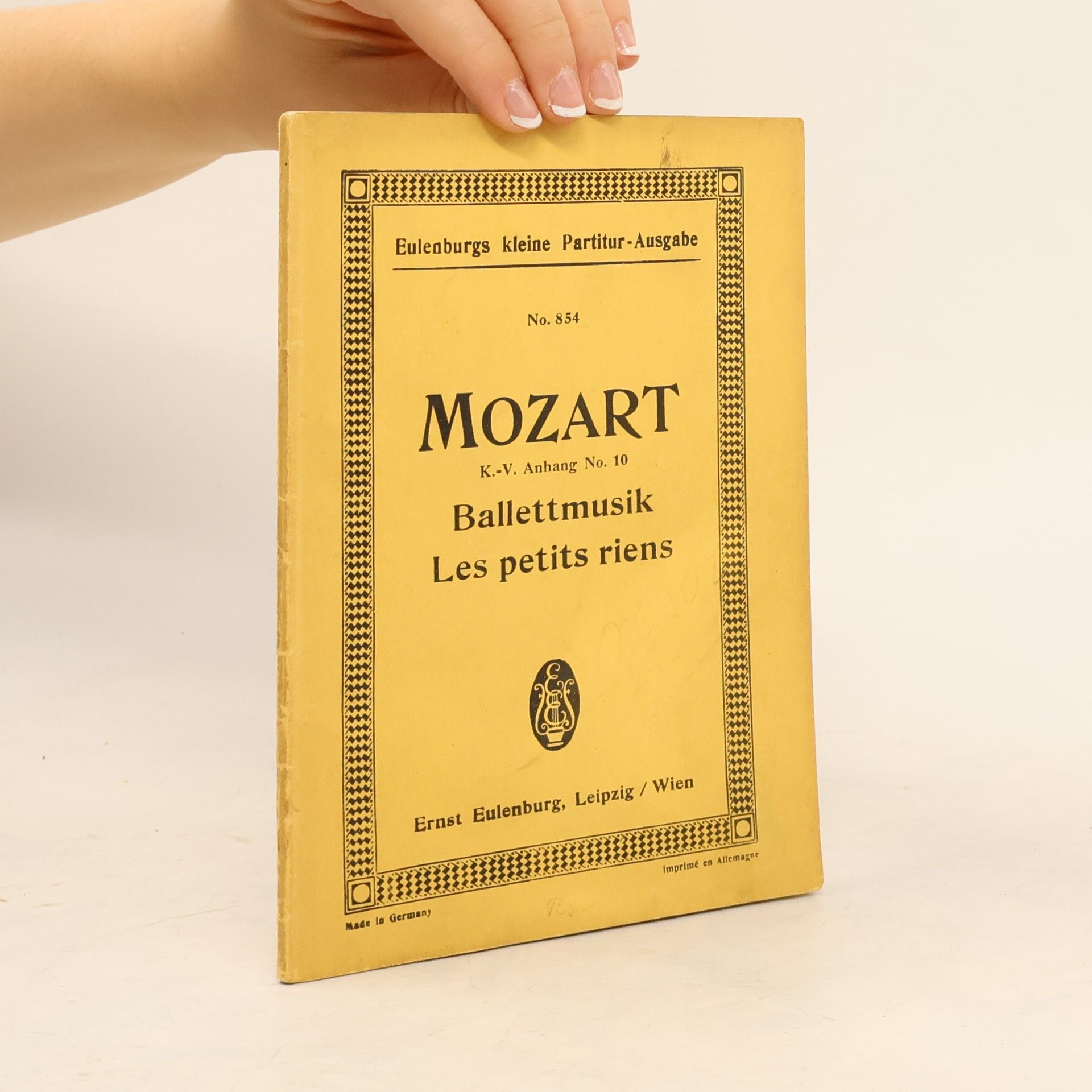 Wolfgang Amadeus Mozart Ballettmusik zur Pantomime Les petits riens