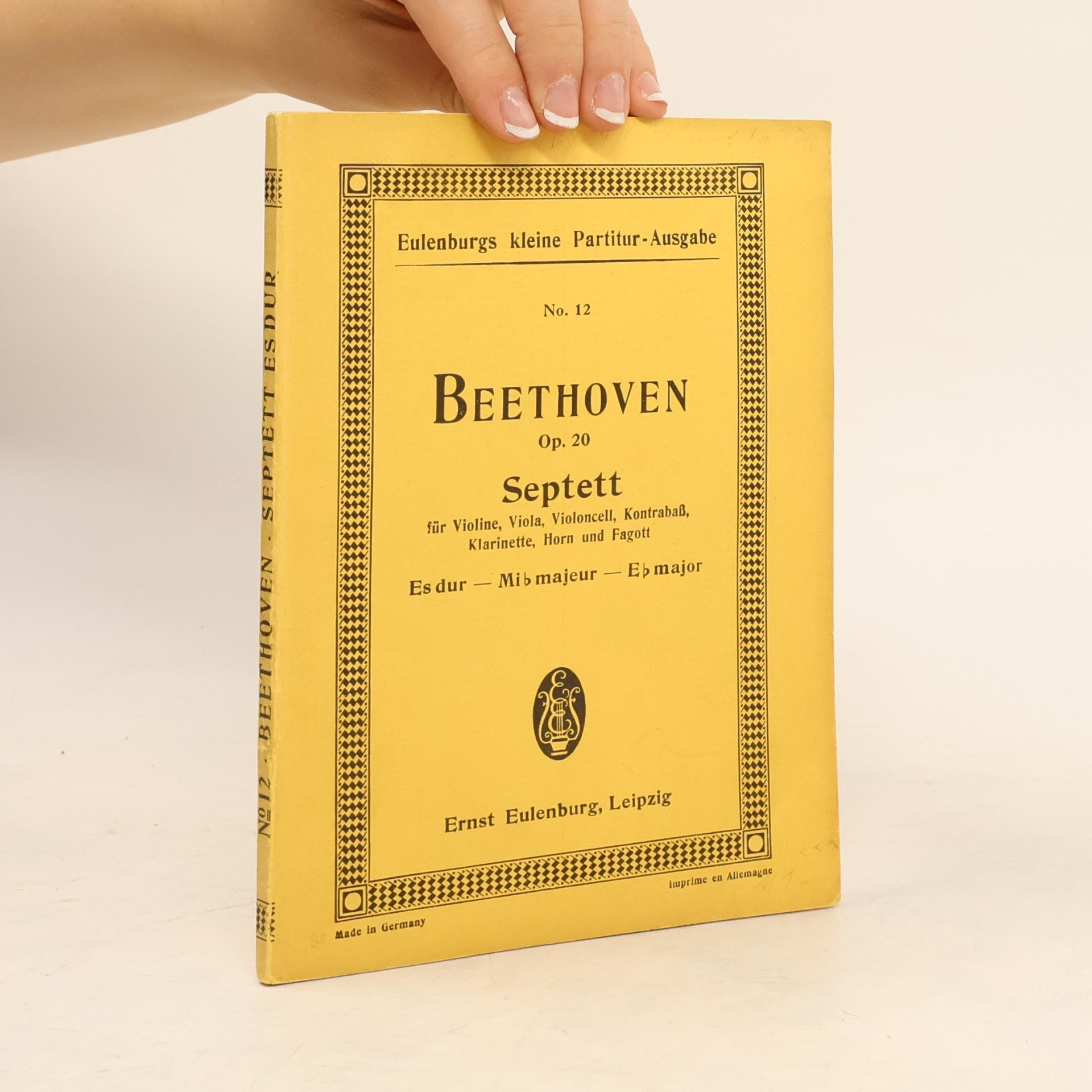 Ludwig van Beethoven Beethoven Septet Es dur, op. 20