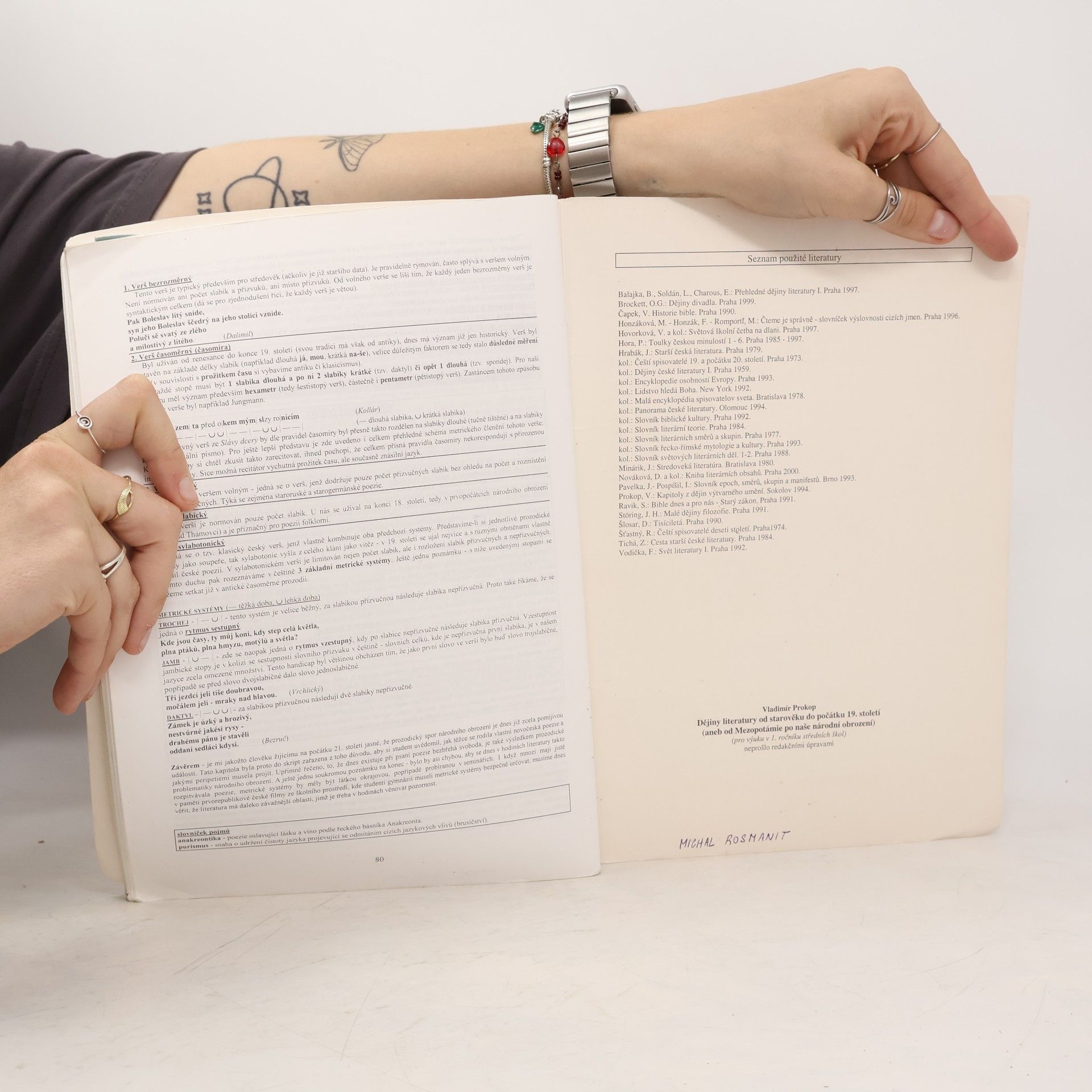 Vladimír Prokop Dějiny literatury od starověku do počátku 19. století