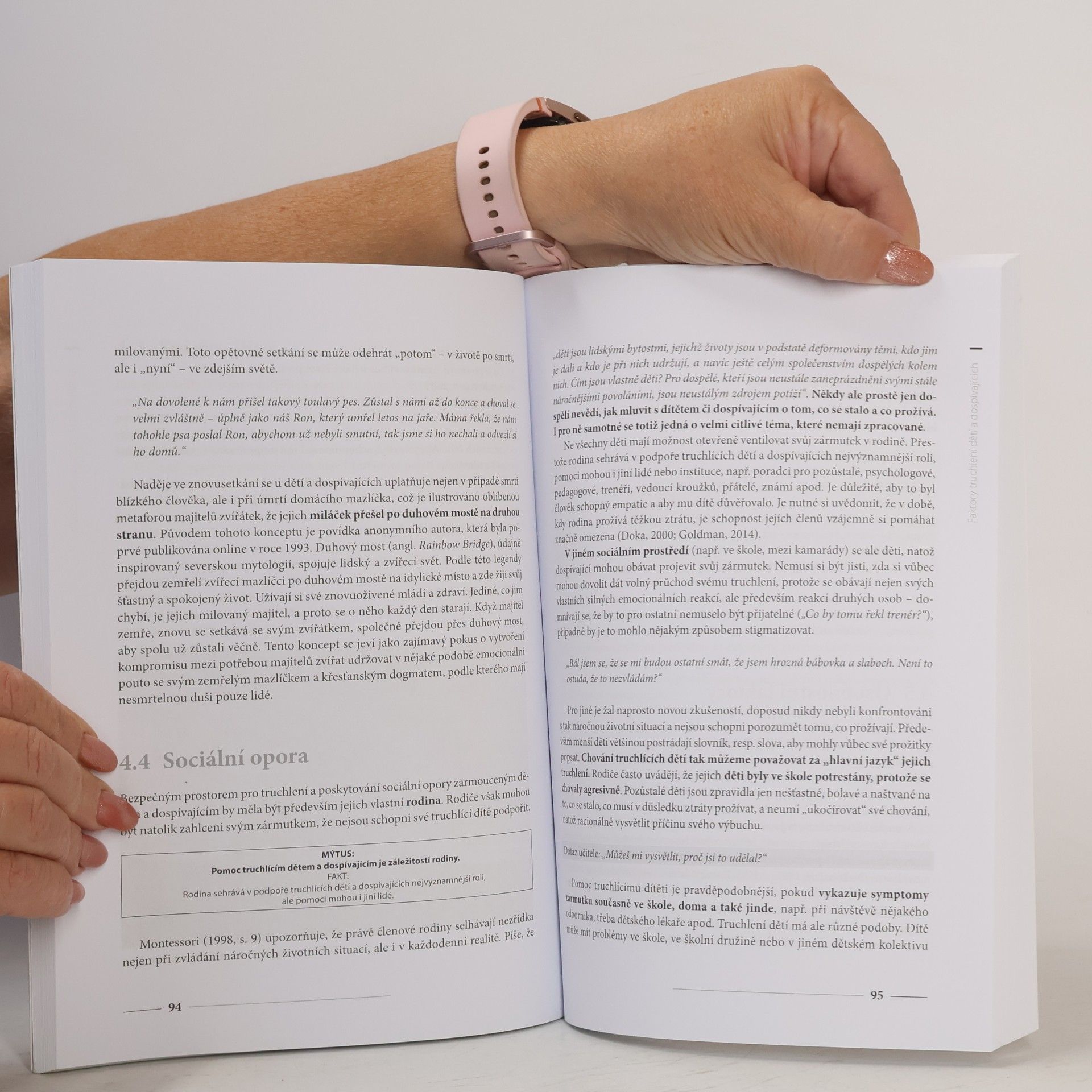 Naděžda Špatenková Zármutek dětí a dospívajících