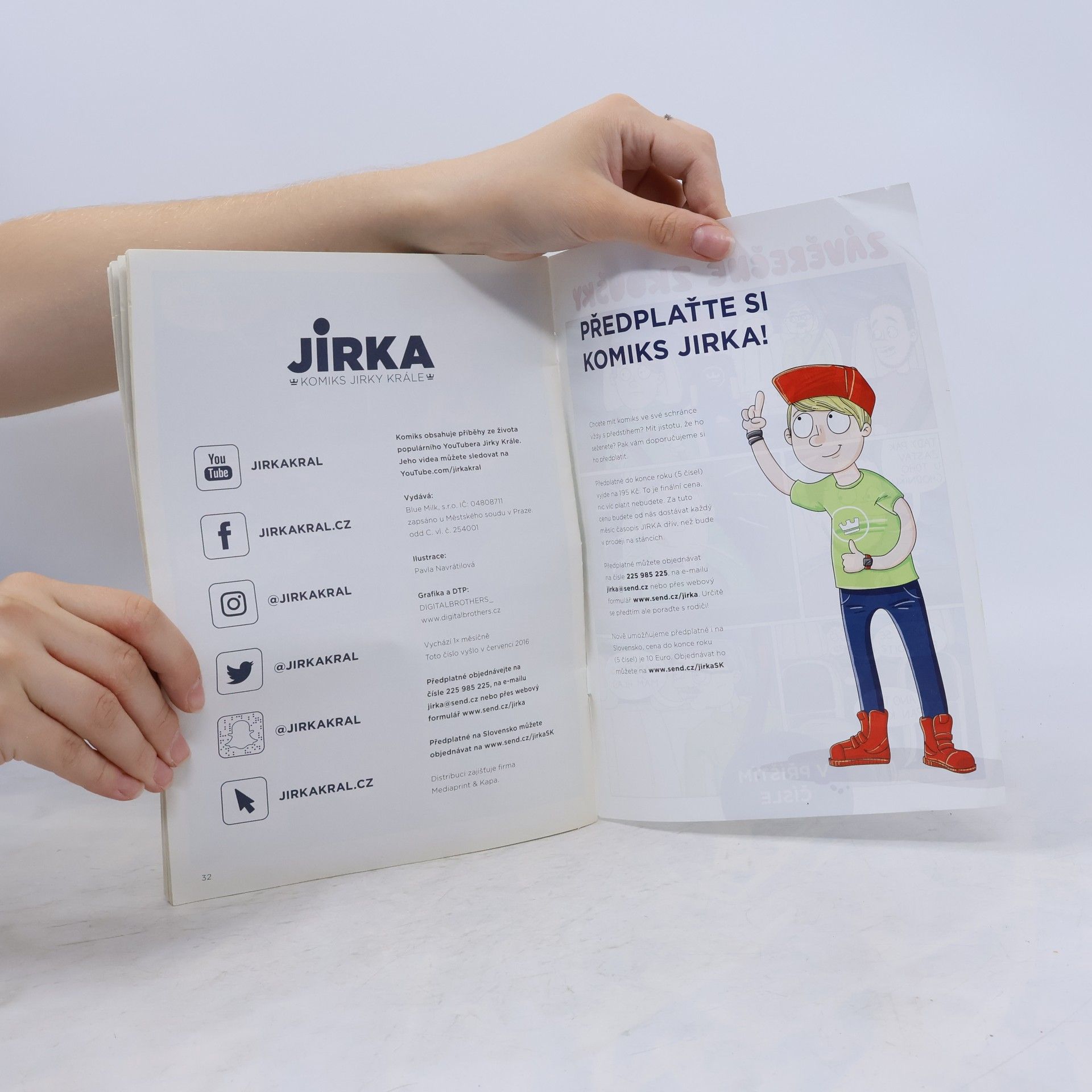 Jiří Král Jirka 7/2016. Komiks Jirky Krále 3