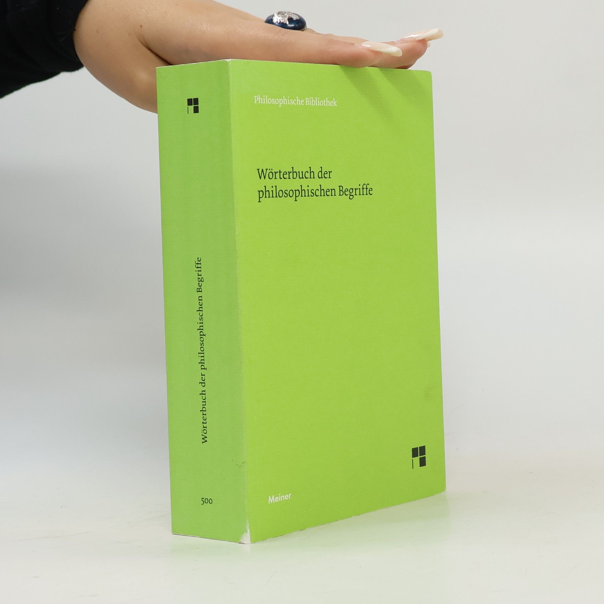 Arnim Regenbogen Philosophische Bibliothek: Wörterbuch der philosophischen Begriffe