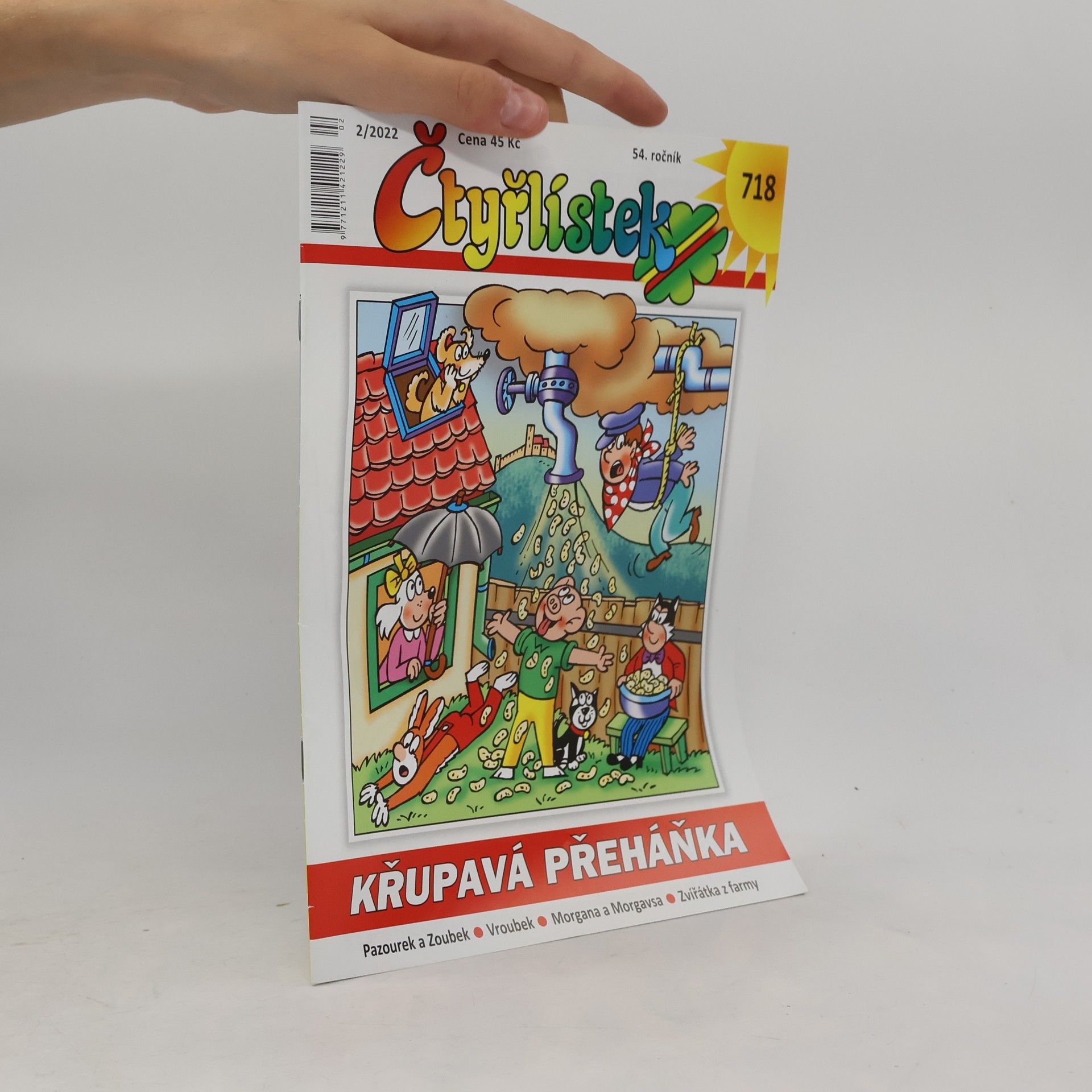 Various authors Čtyřlístek 718. 2/2022. Křupavá přeháňka