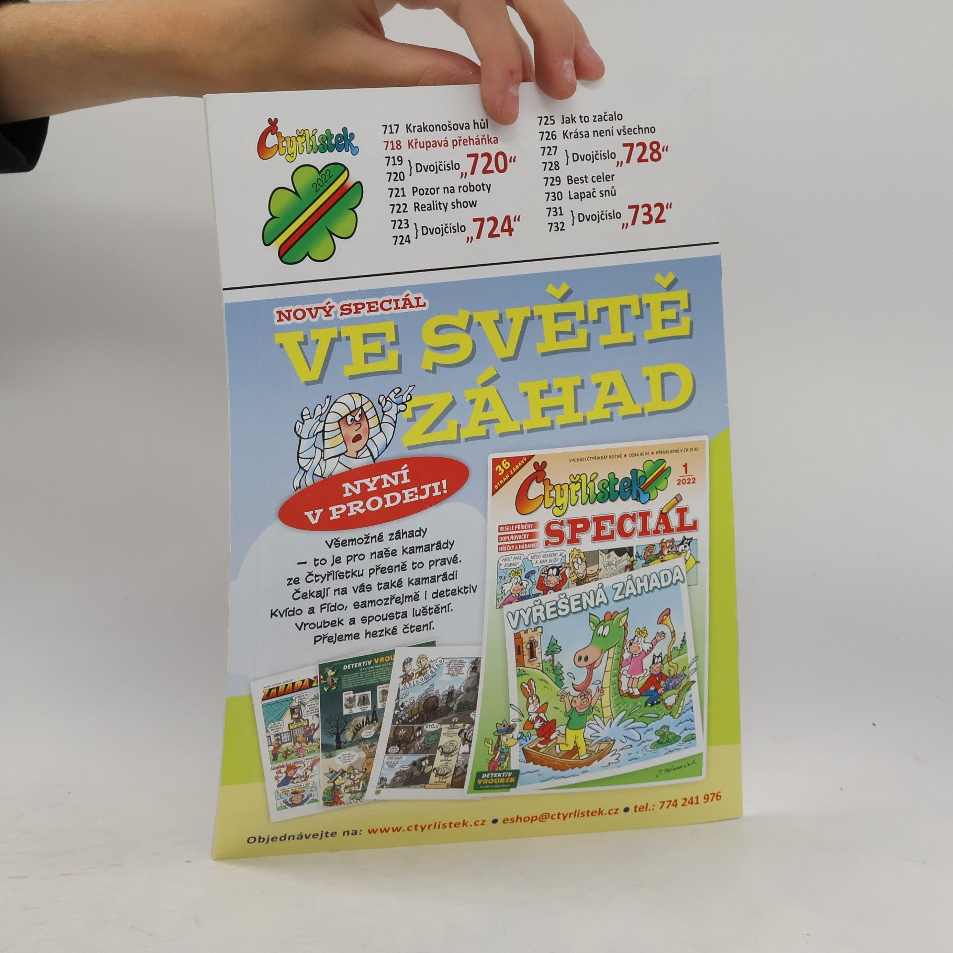Autorenkollektiv Čtyřlístek 718. 2/2022. Křupavá přeháňka