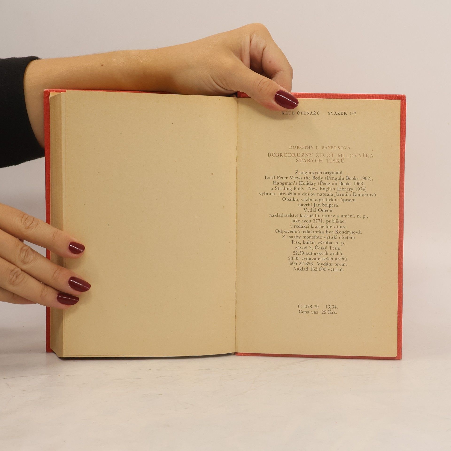 Dorothy L. Sayers Dobrodružný život milovníka starých tisků