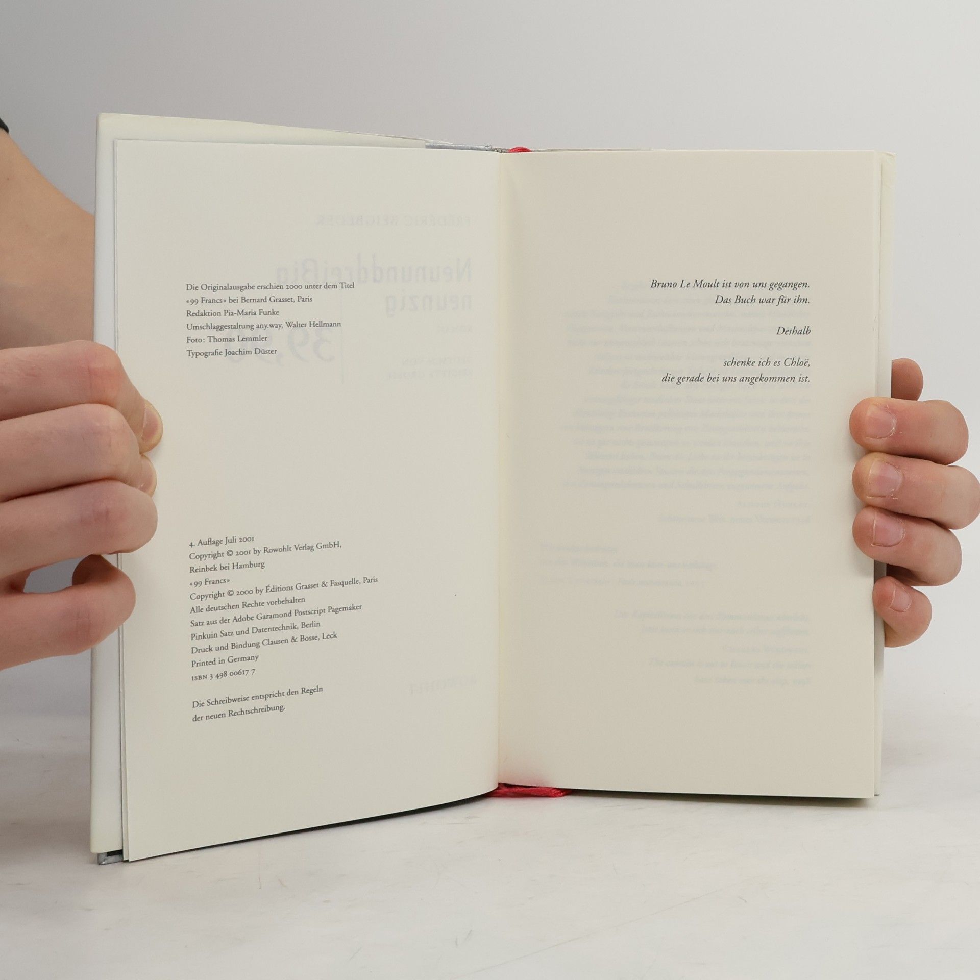 Frédéric Beigbeder 39, 90. Neununddreißig neunzig