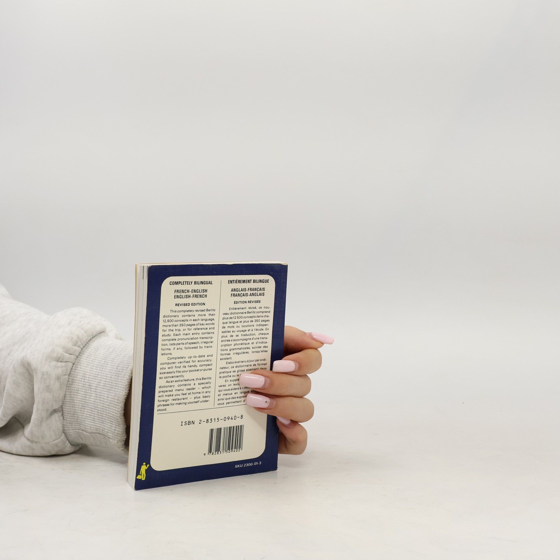 Berlitz Guides Berlitz French-English, English-French Dictionary/Dictionnaire Francais-An Glais, Anglais-Francais