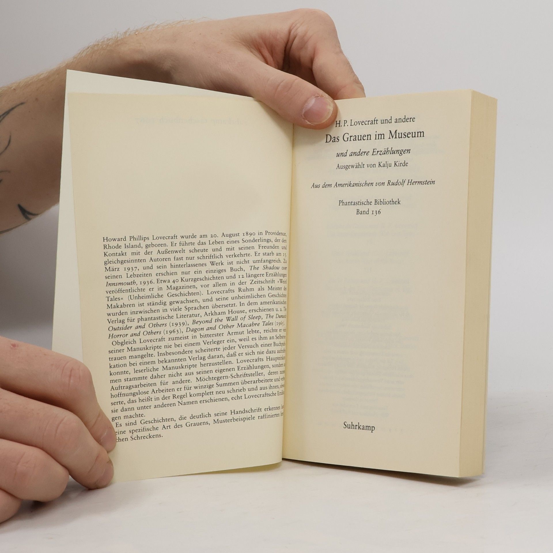 Howard Phillips Lovecraft Das Grauen im Museum und andere Erzählungen
