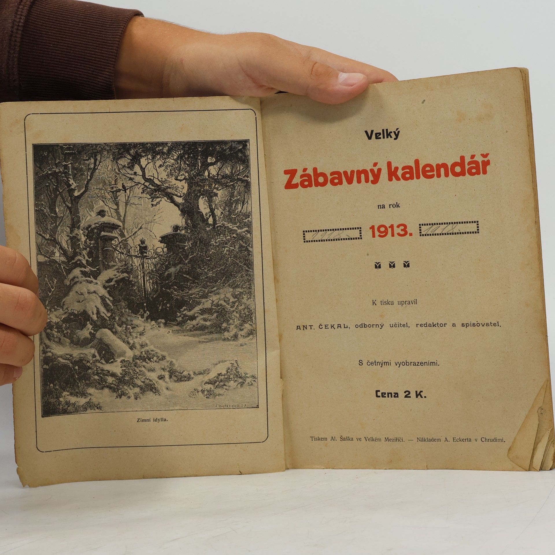 Kolektiv autorů Velký zábavný kalendář na rok 1913
