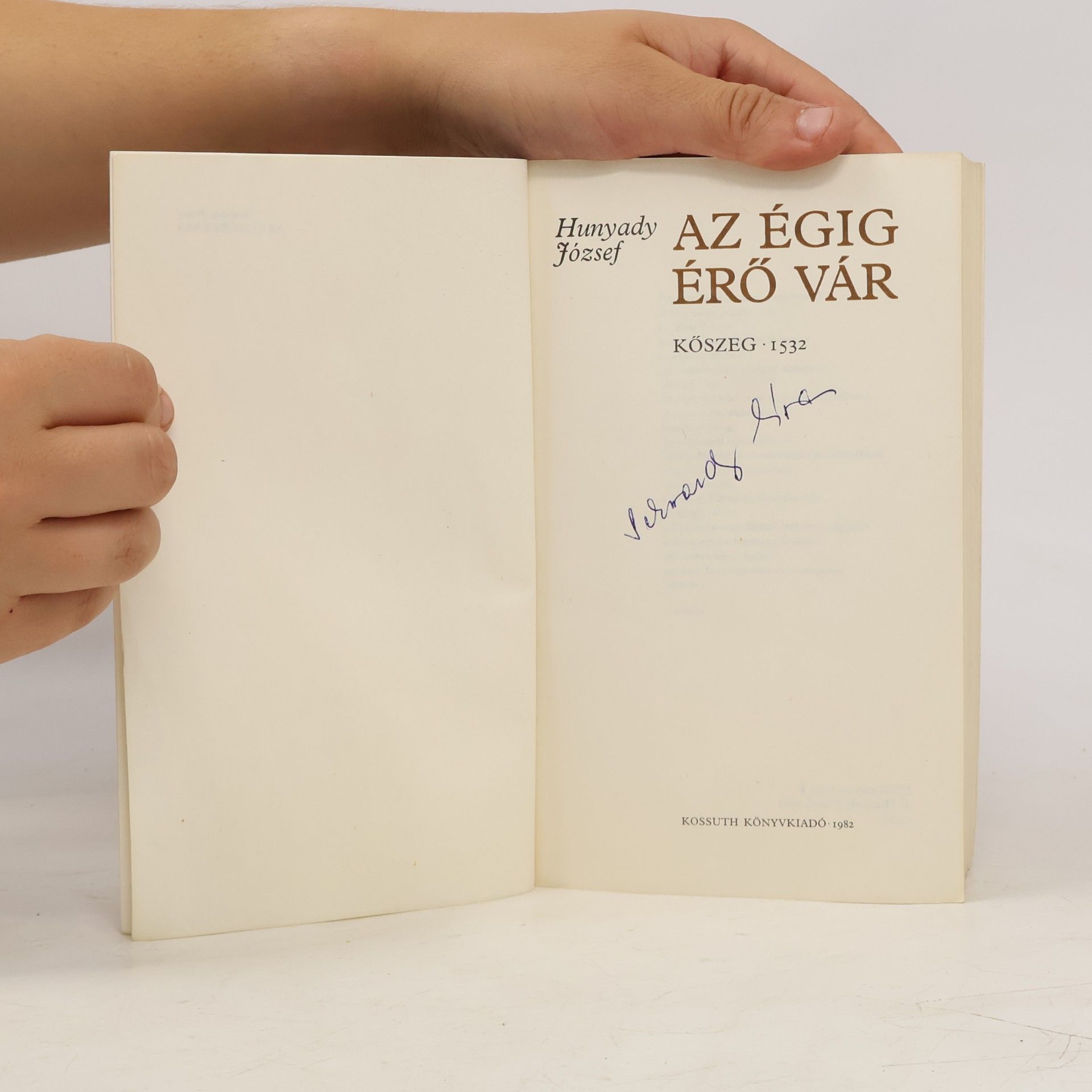 József Hunyady Az égig érő vár