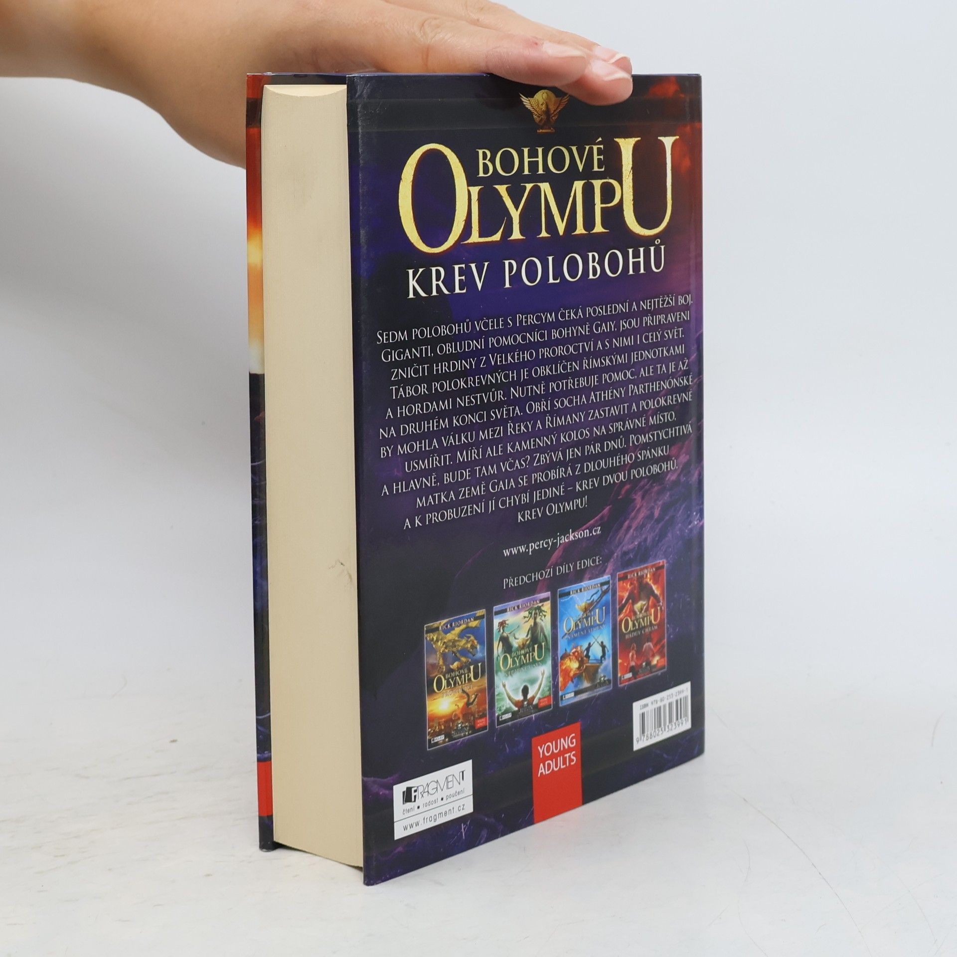 Rick Riordan Bohové Olympu. Krev polobohů