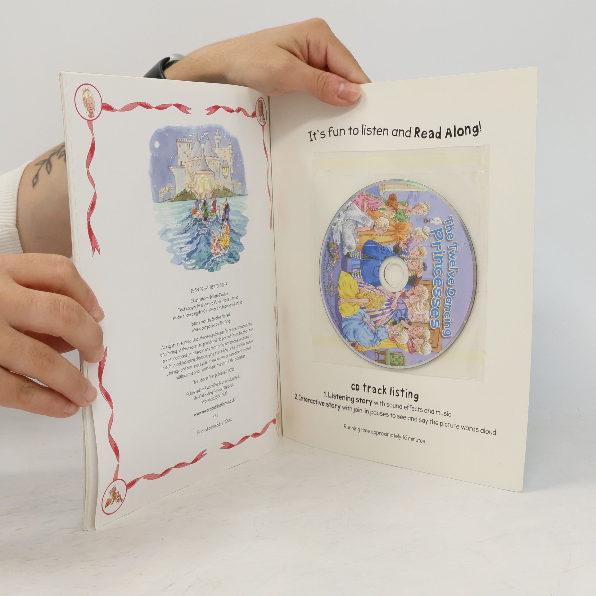 Award Publications Ltd Princess Tales: The Twelve Dancing Princesses - Read Along With Me Book & CD