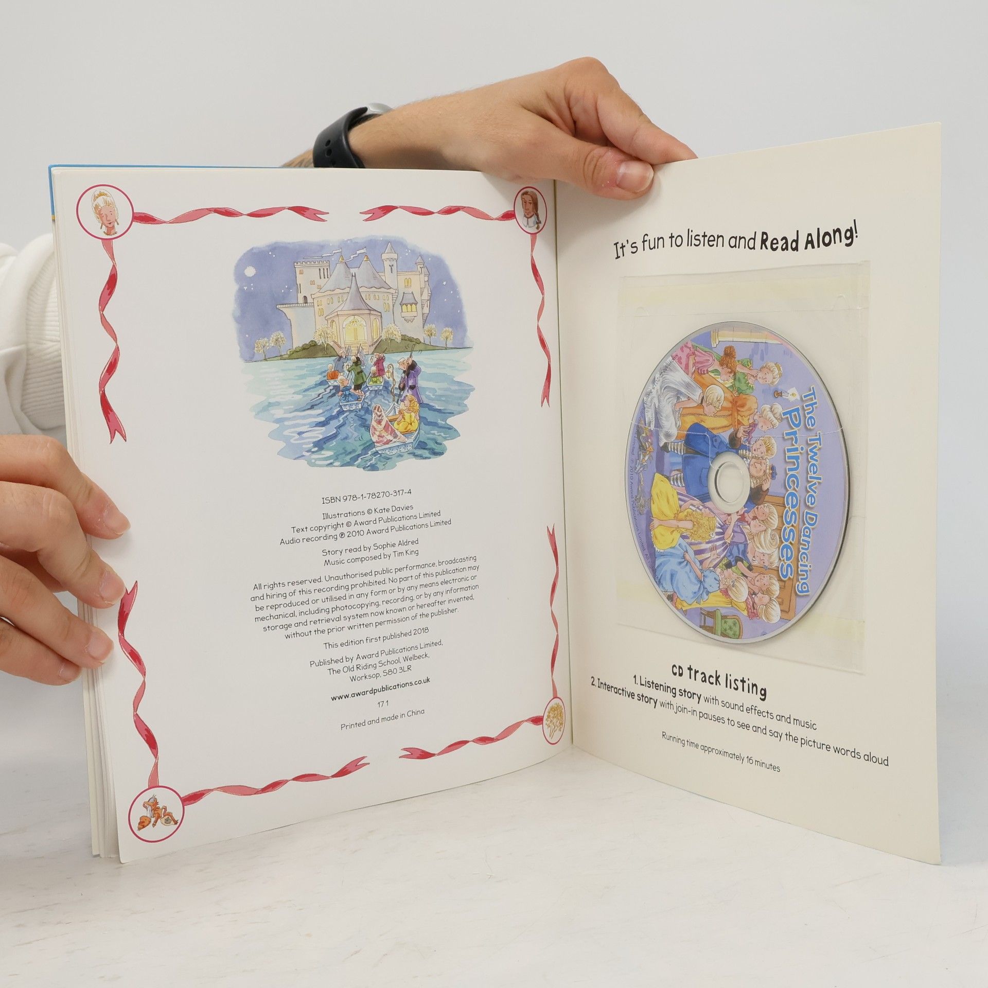 Award Publications Ltd Princess Tales: The Twelve Dancing Princesses - Read Along With Me Book & CD