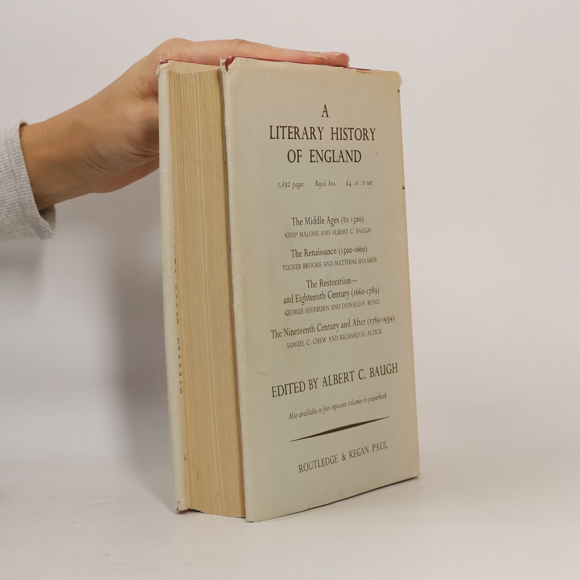 Albert Croll Baugh A History of the English Language