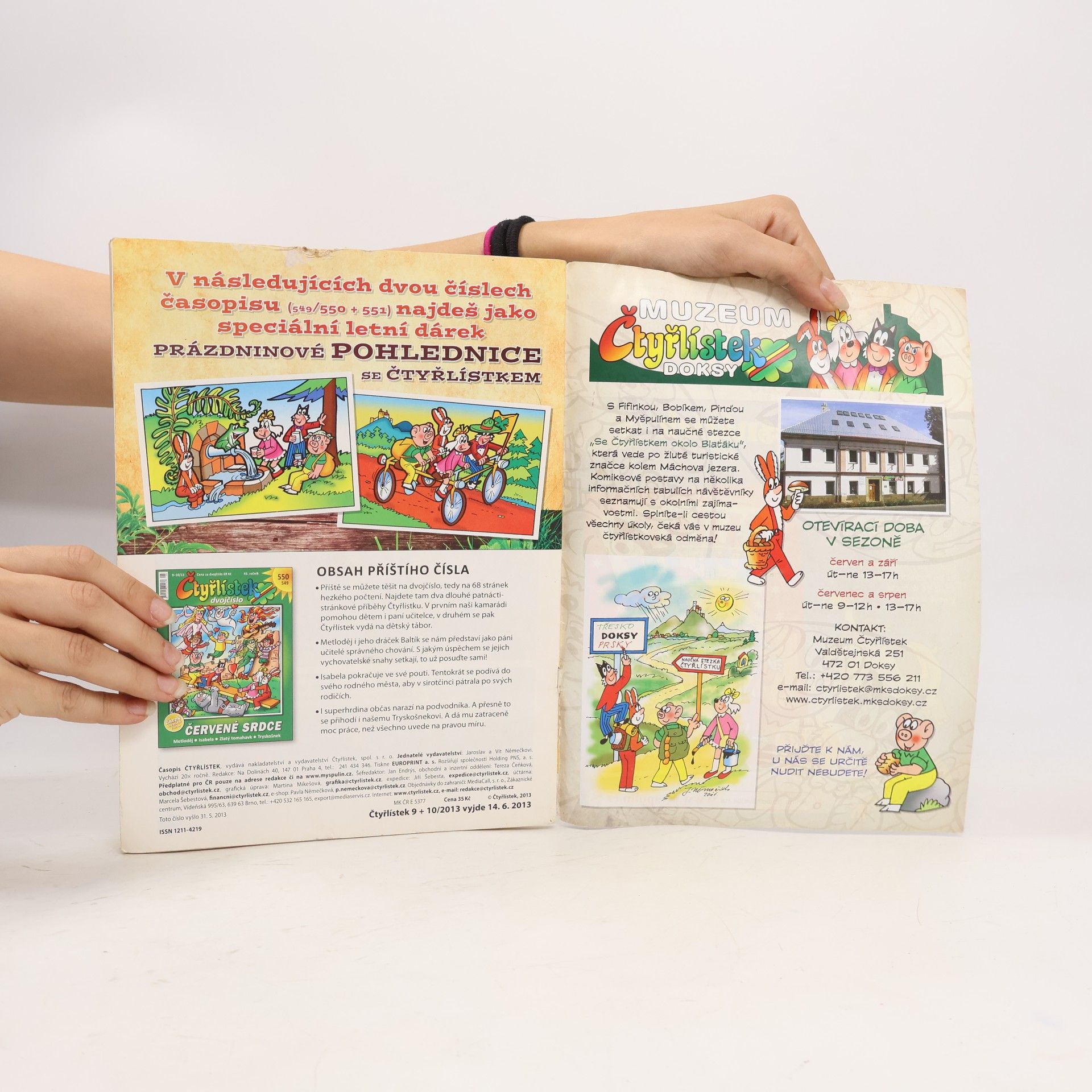 Autores varios Čtyřlístek 548. 8/2013. Včelí námluvy