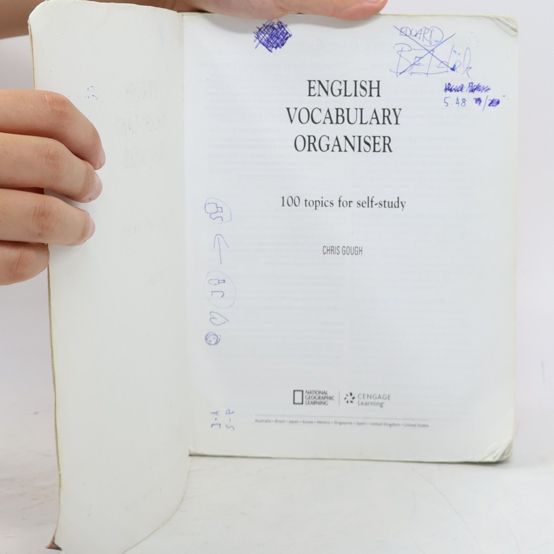 Chris Gough English vocabulary organiser : 100 topics for self-study