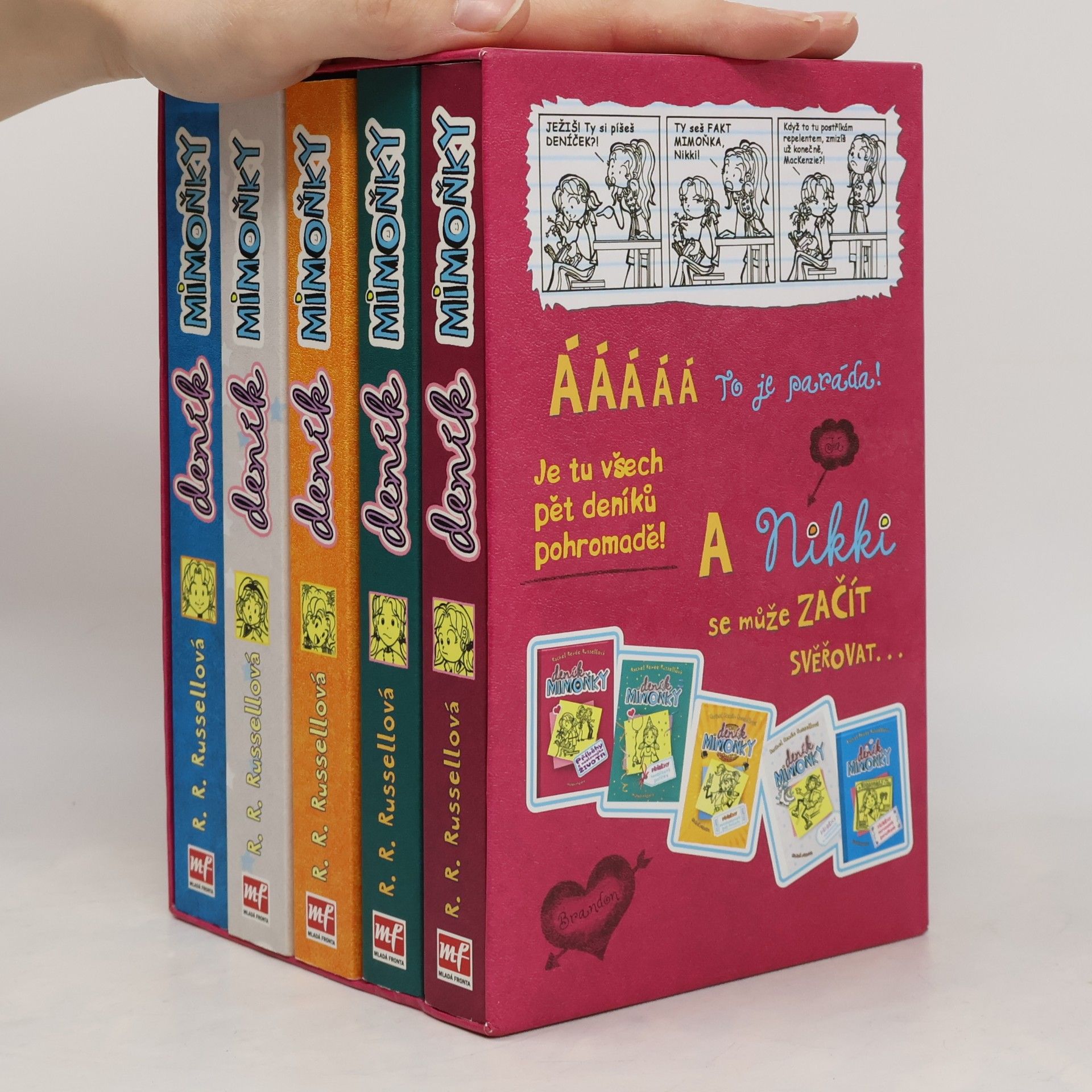 Rachel Renee Russell Deník mimoňky 1-5 (box)