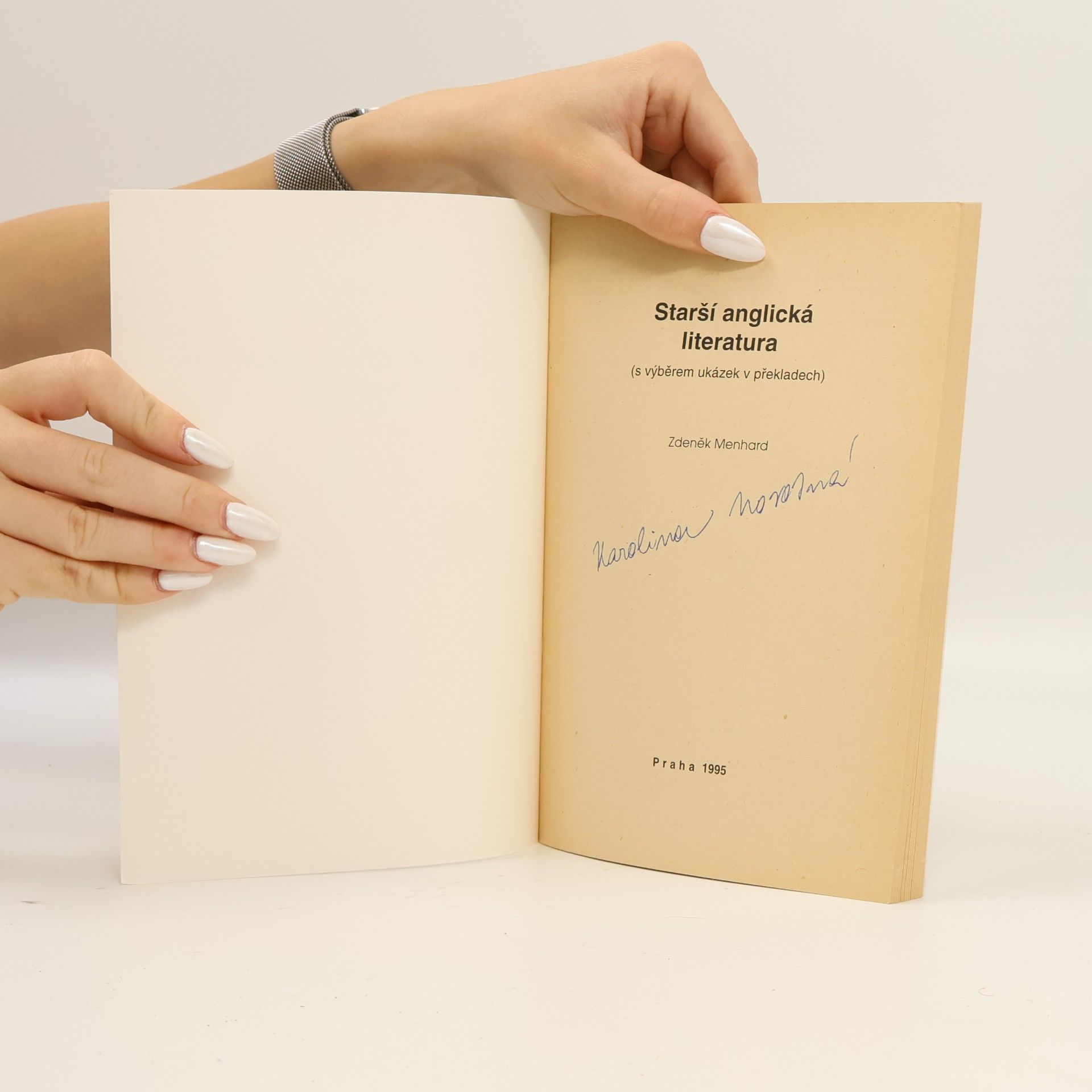 Zdeněk Menhard Starší anglická literatura