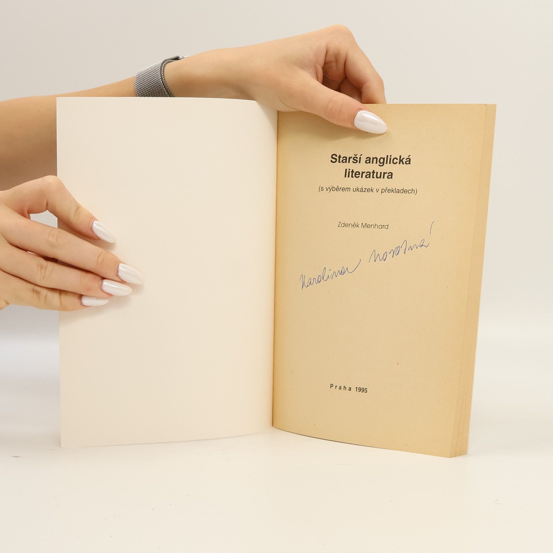 Zdeněk Menhard Starší anglická literatura