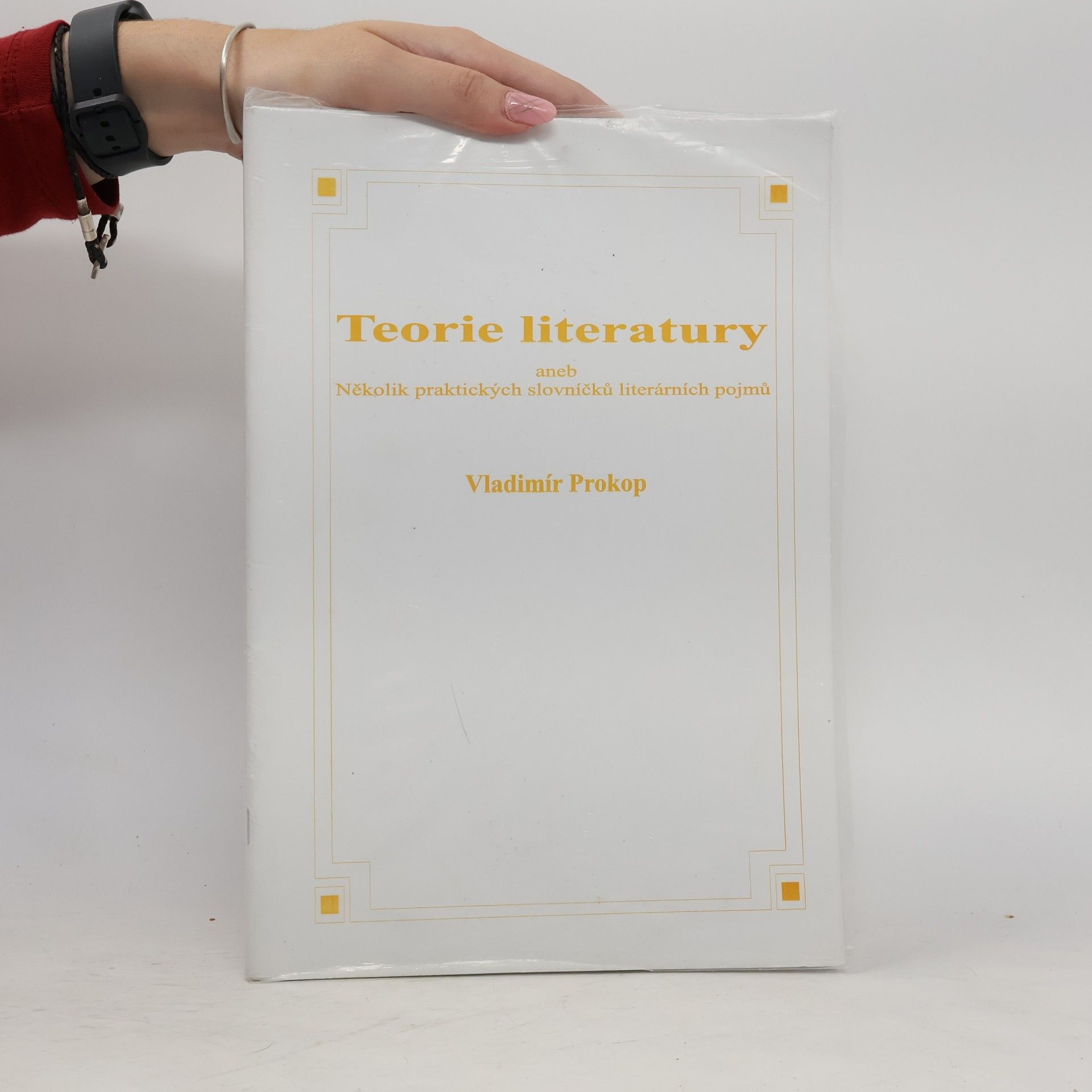 Vladimír Prokop Teorie literatury aneb Několik praktických slovníčků literárních pojmů