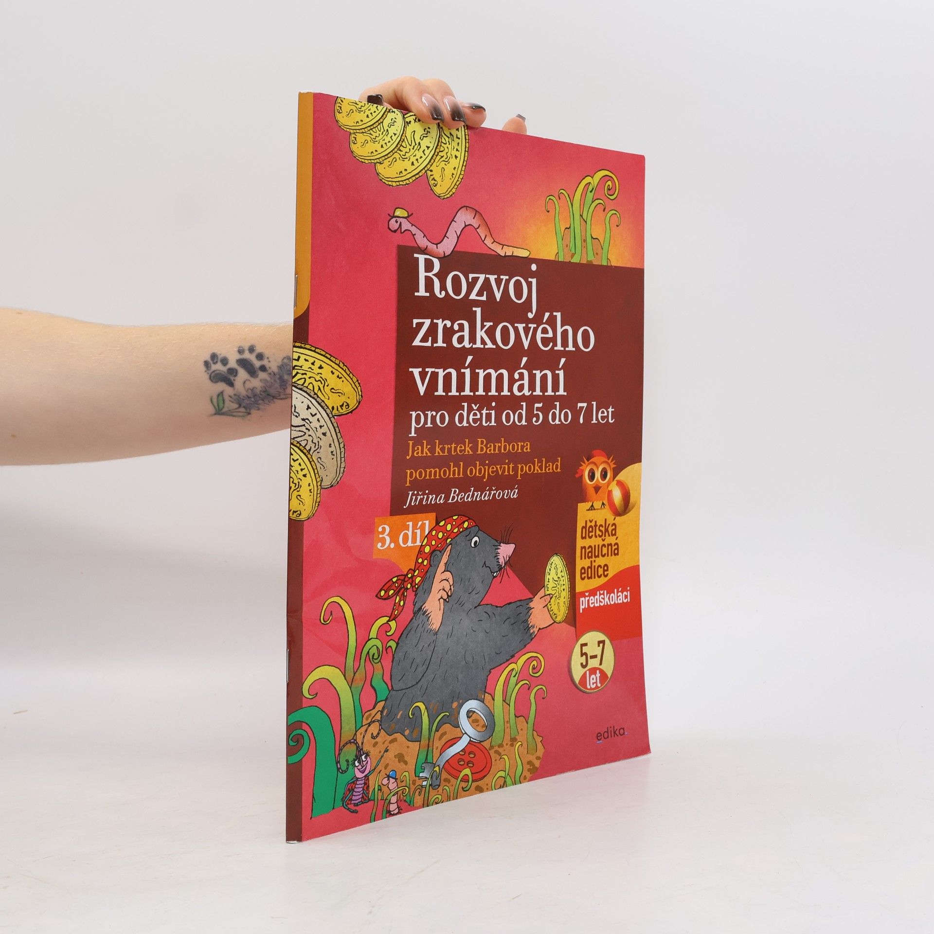 Jiřina Bednářová Rozvoj zrakového vnímání: Jak krtek Barbora pomohl objevit poklad 3. díl