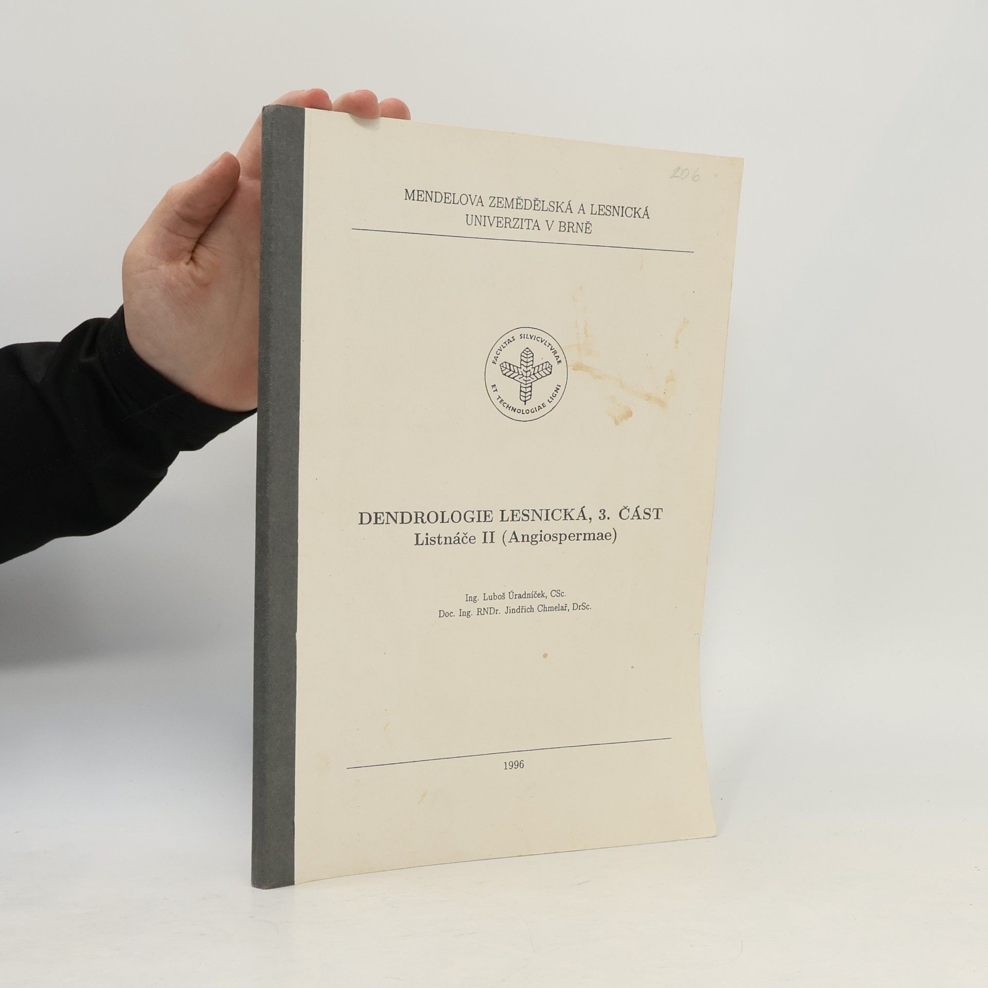 Jindřich Chmelař Dendrologie lesnická