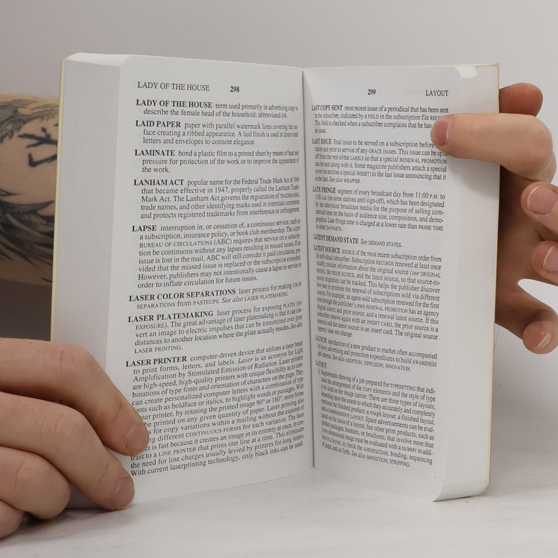 Betsy Ann Toffler Dictionary of marketing terms