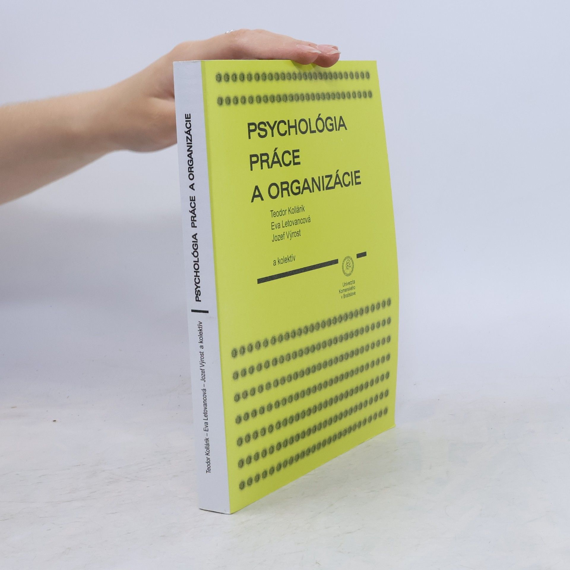 Teodor Kollárik Psychológia práce a organizácie