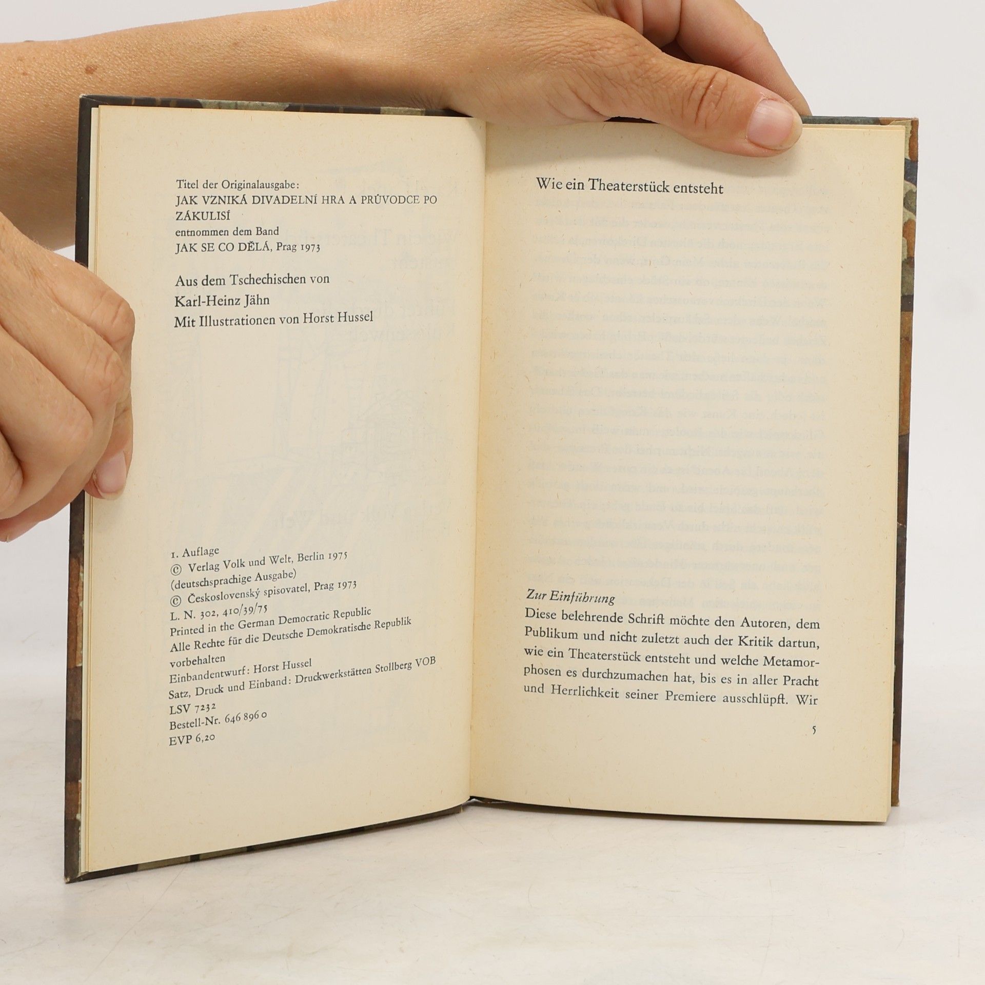 Karel Čapek Wie ein Theaterstück entsteht