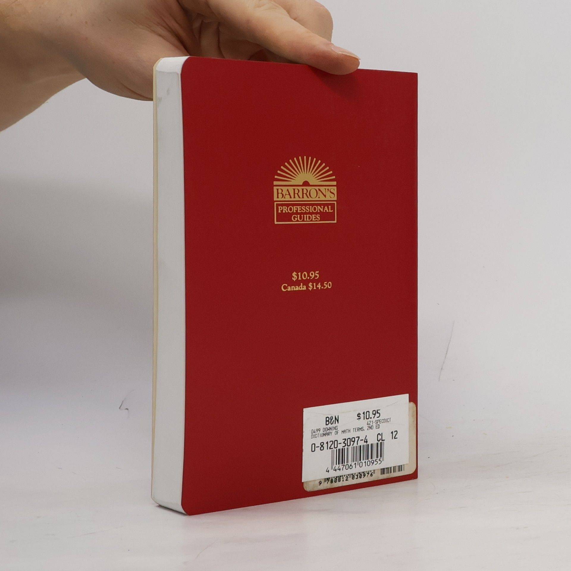 Douglas Downing Professional Guides: Dictionary of Mathematics Terms