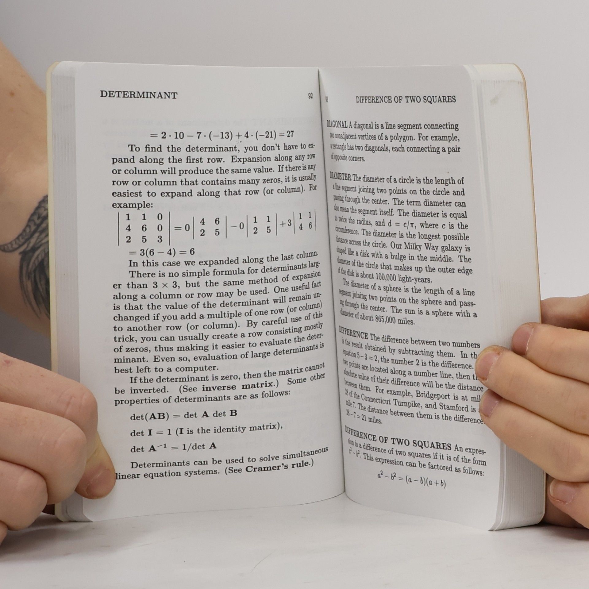 Douglas Downing Professional Guides: Dictionary of Mathematics Terms